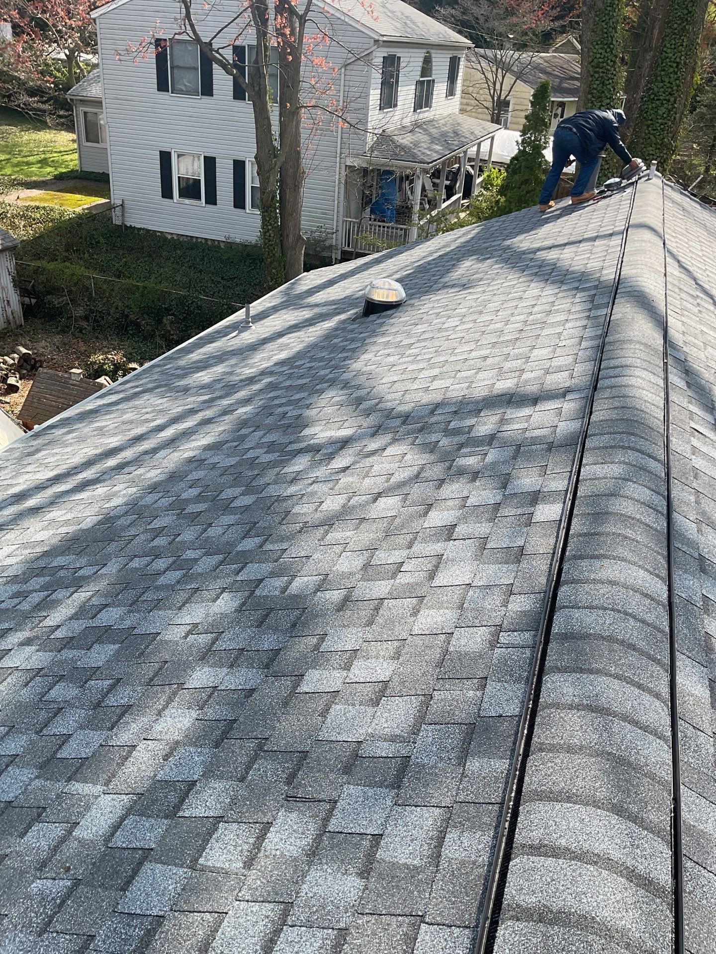 Falls Church Landmark Pro Roof in Max Def Pewter by RM Banning, Inc.