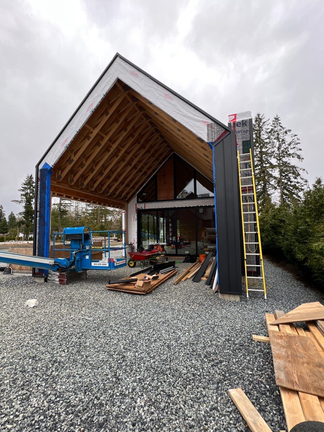 Residential Roofing and siding Installation using 12" Prolok metal  by Top Notch Roofing Inc