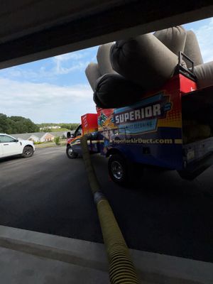 Air Duct Cleaning With a Vacuum Truck in Zelienople, PA