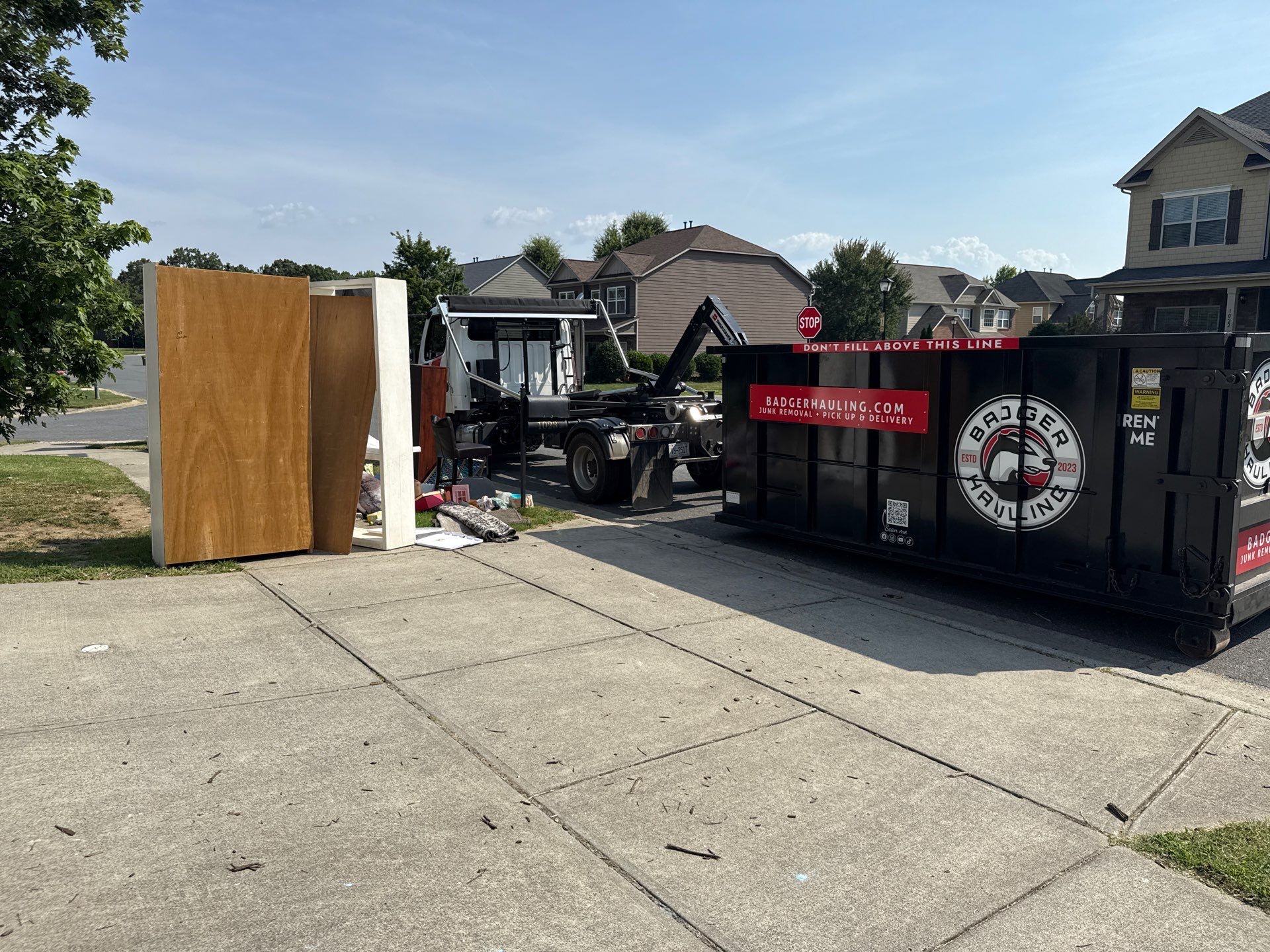 Project in Indian Trail by Badger Hauling