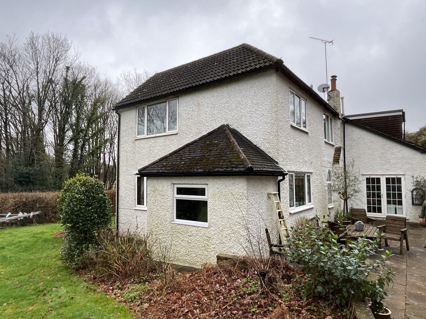 Render Clean using Pureseal Biocide by Ges Exterior Cleaning ltd