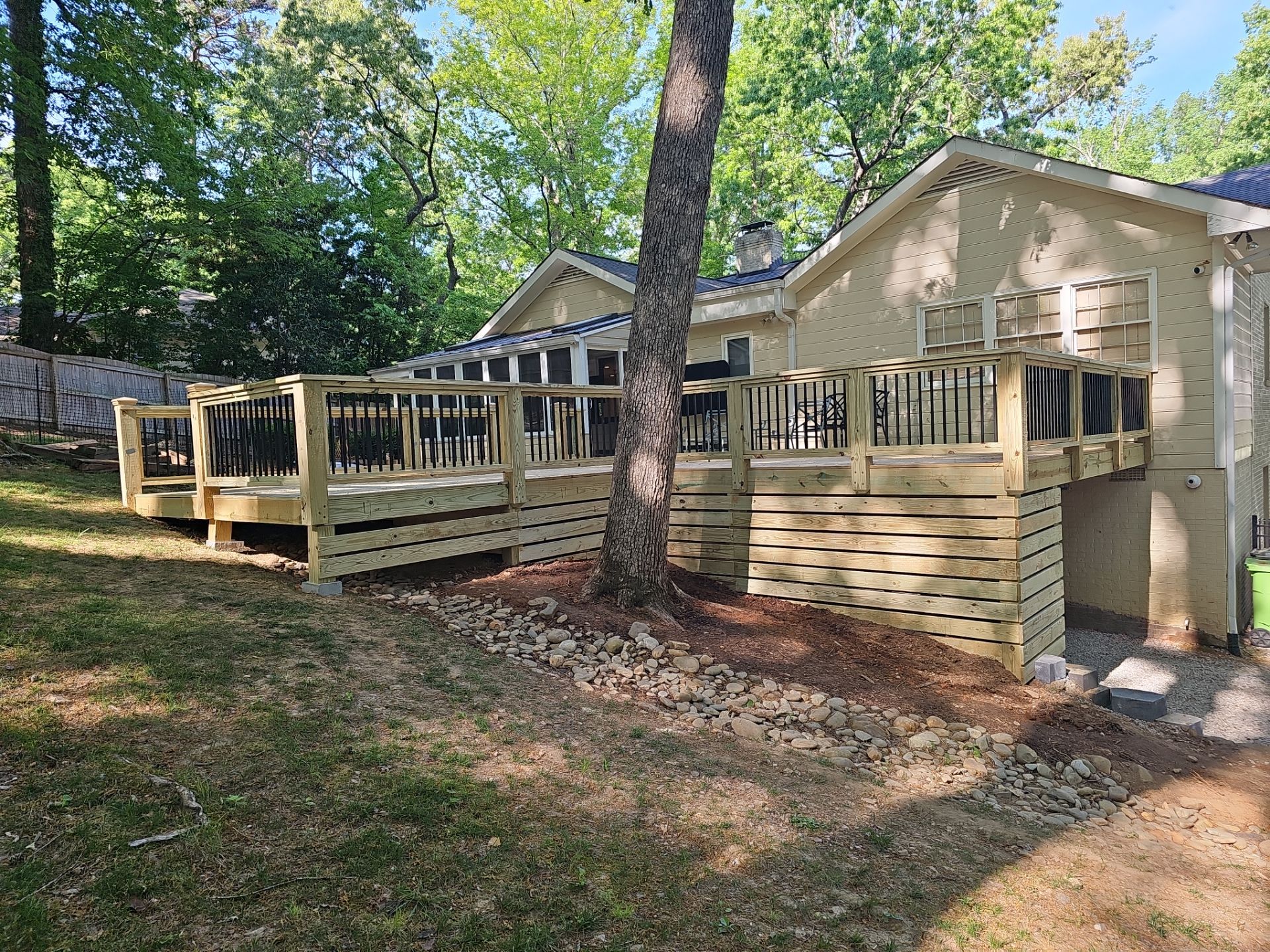 New Deck Construction & Site Improvements by Billy Weatherspoon Contractor