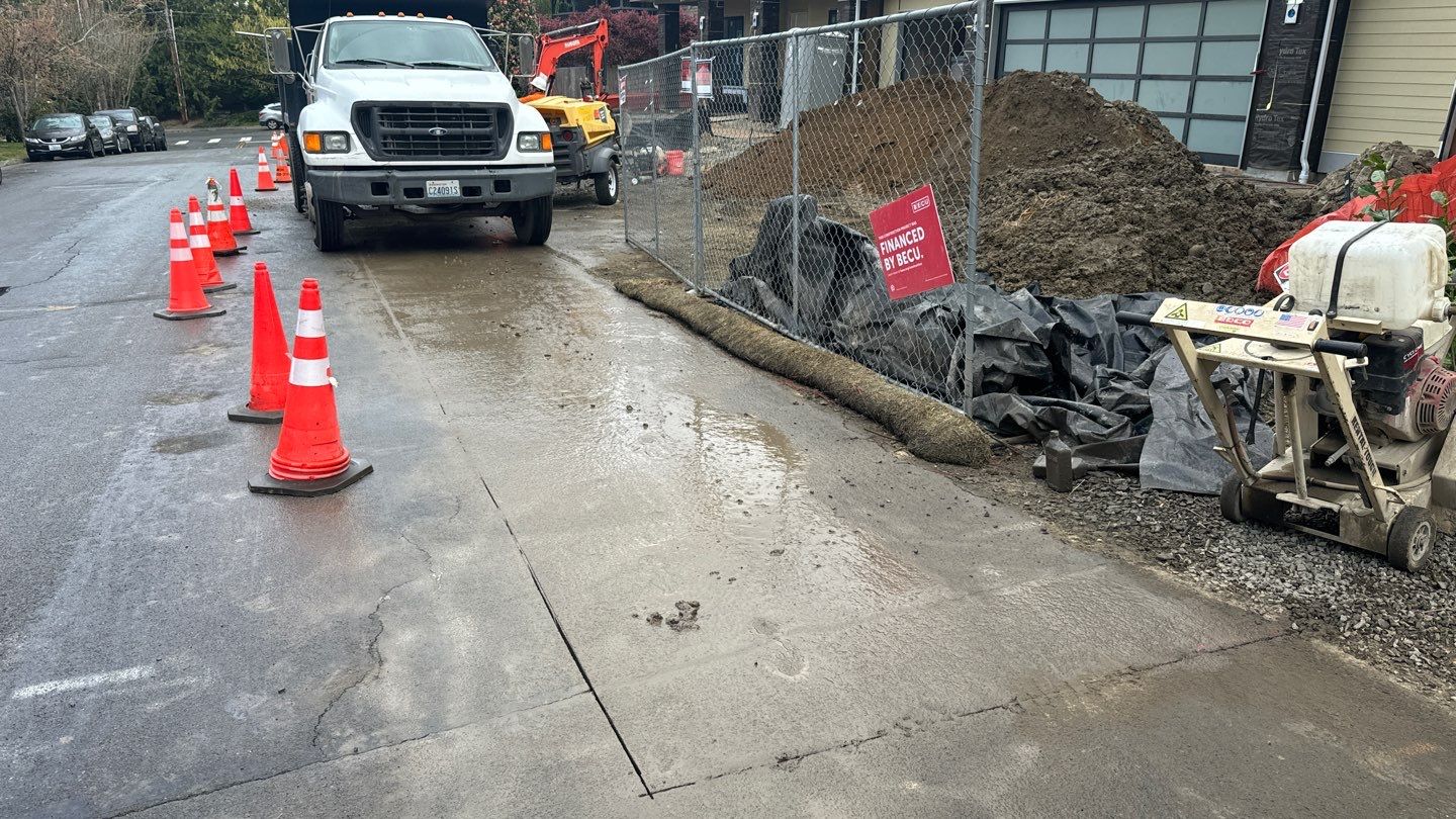 Thomas Custom Homes Development  by Jireh Asphalt & Concrete Inc 