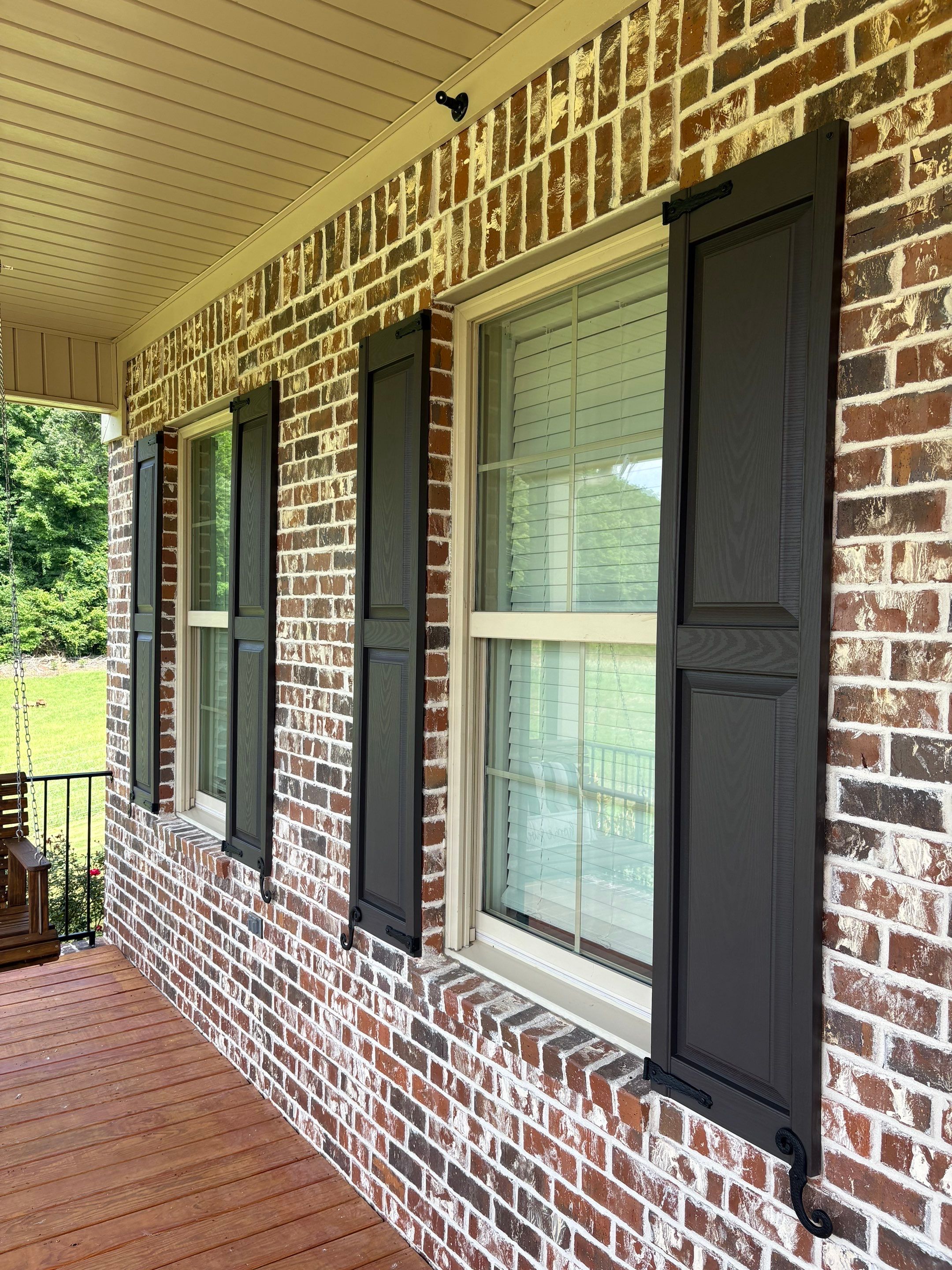 Exterior Shutters Project in Gurley by Blinds and Borders
