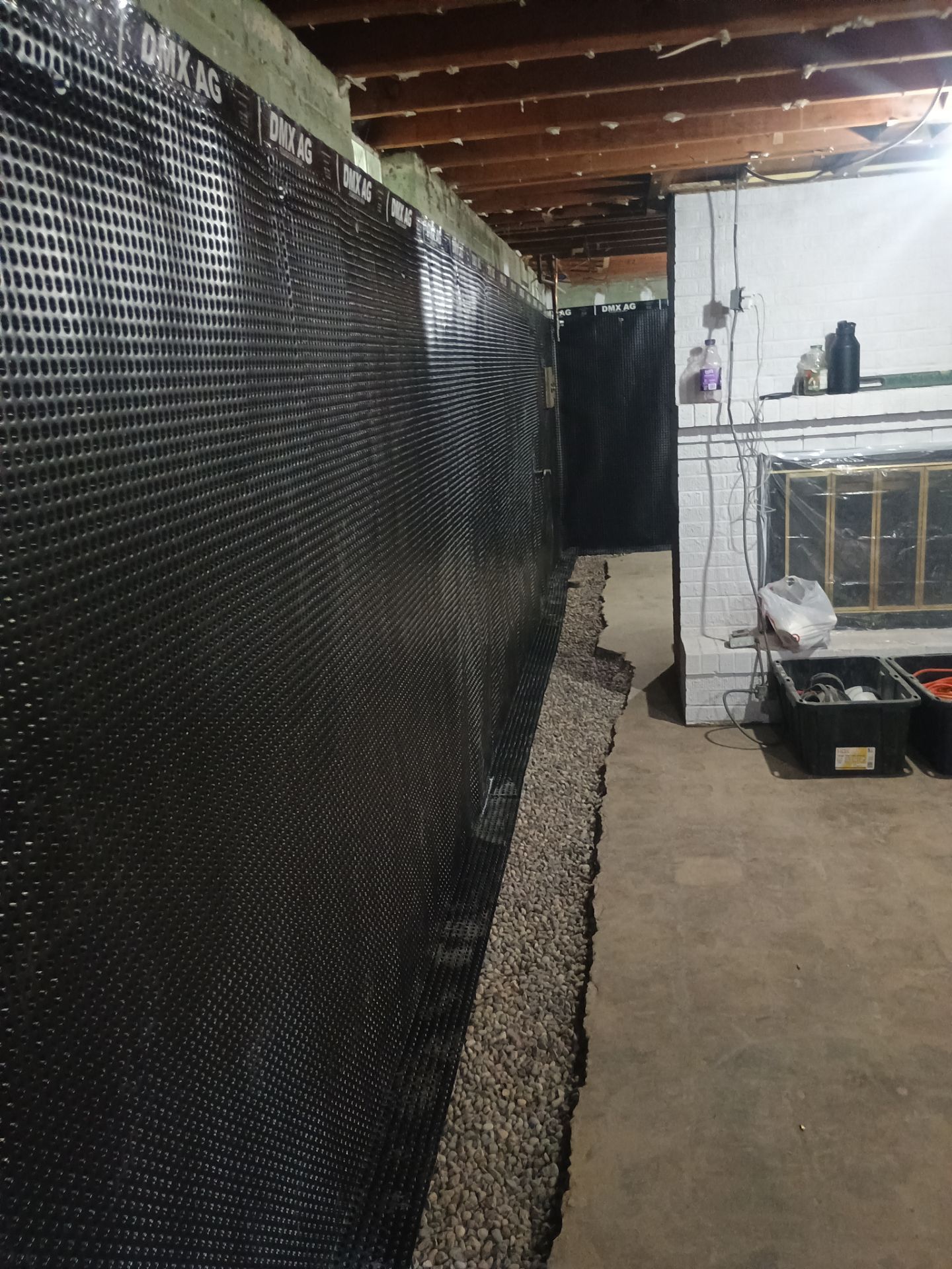 Interior Drain Tile & Wall Drainage in Southwest Minneapolis by Waterproofing Northeast