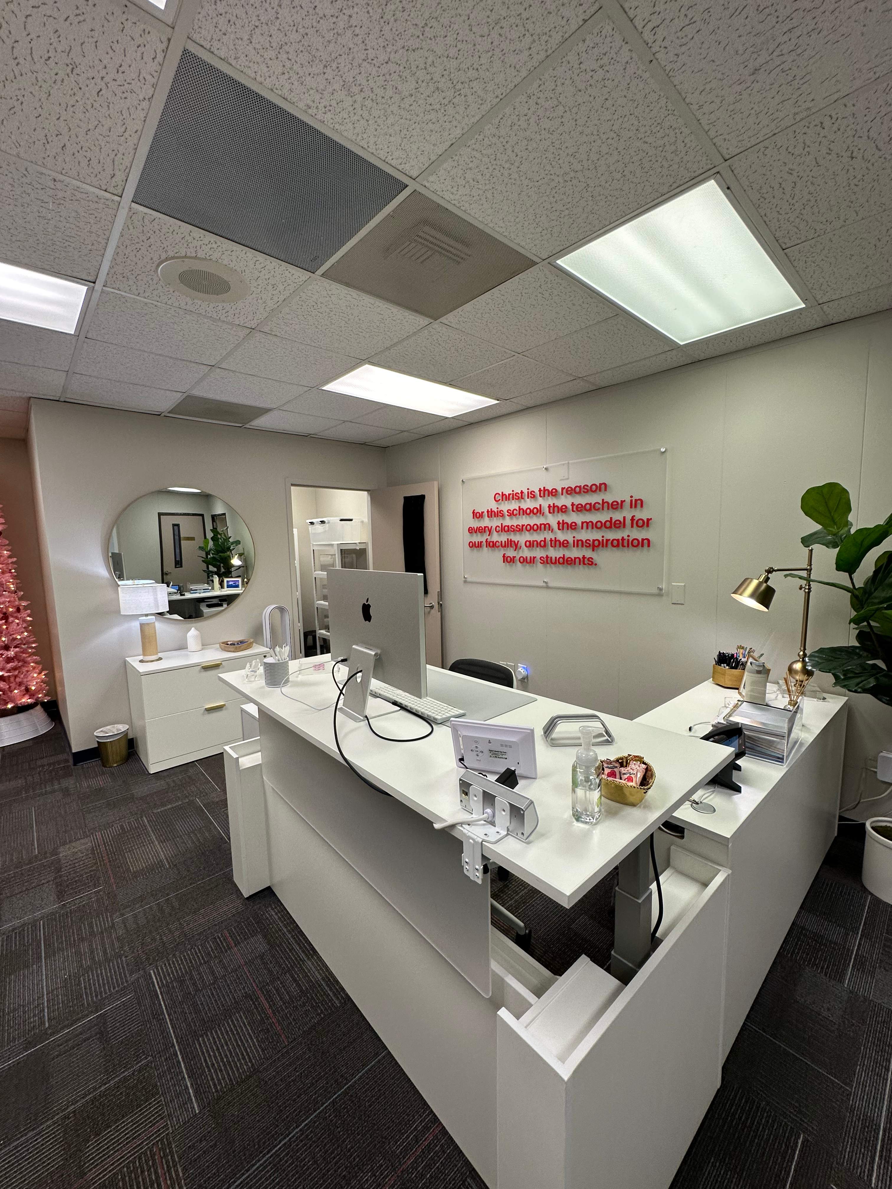 Charlotte Catholic High School - Interior Acrylic & Vinyl Wall Signage by QC Signs and Graphics