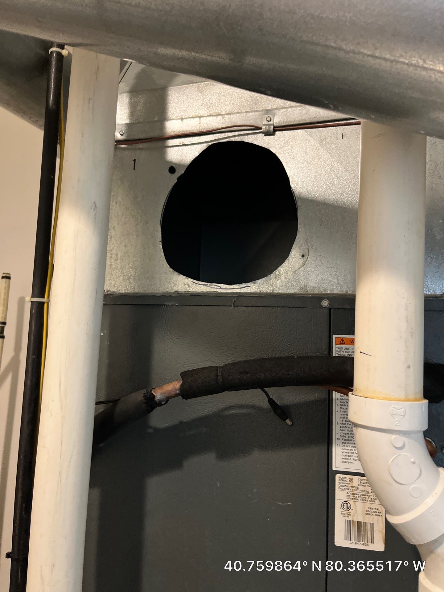 Air Duct Cleaning With a Vacuum Truck in Beaver Falls, PA. by Superior Air Duct Cleaning
