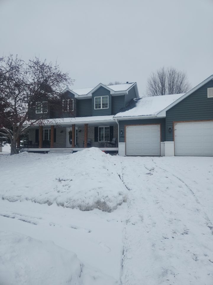 5" White Gutters in St. Paul by Next Level Seamless Gutters / Exteriors Inc.