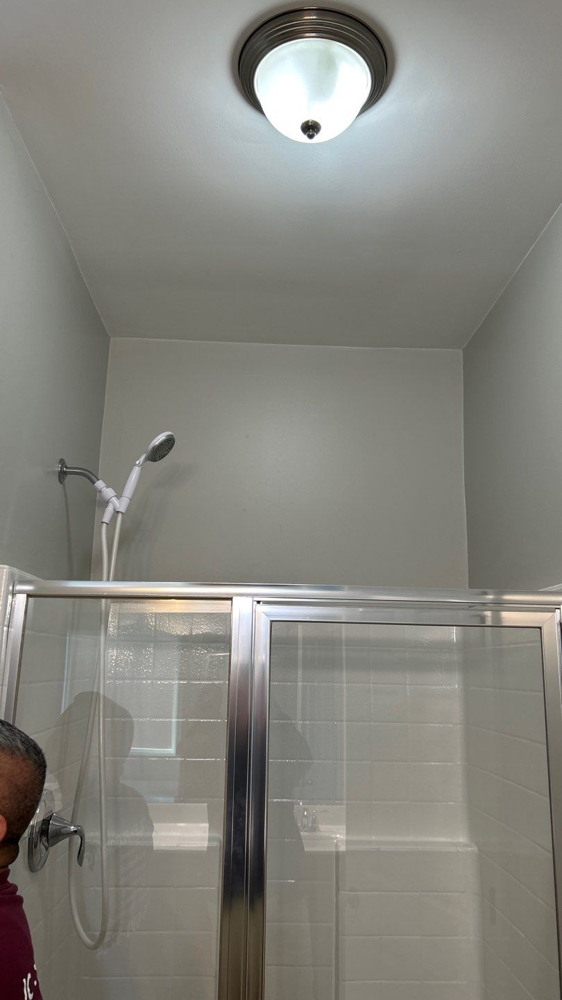 Tile shower remodel and heated floors by Footprints Floors of Nashville