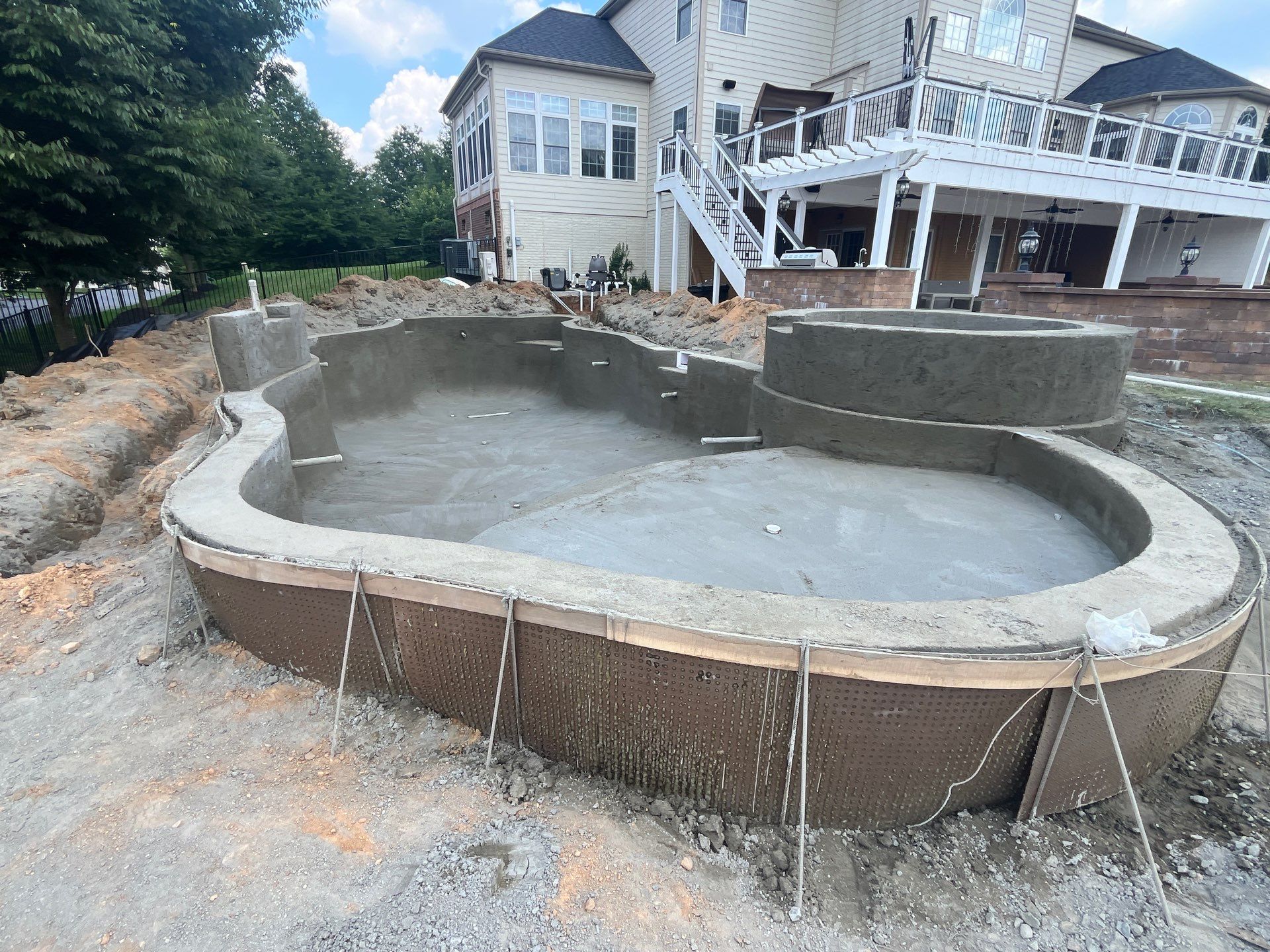 Project in Clarksville, MD by Elysium Pools