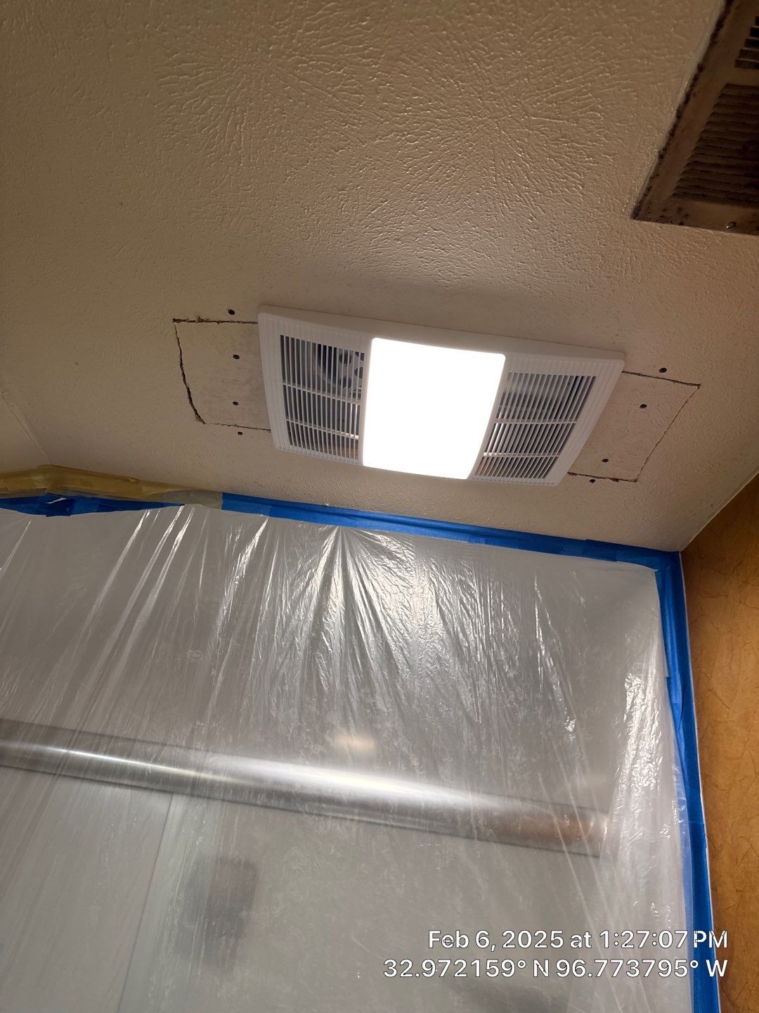 Reconstruction of bathroom after mold remediation by SLM General Contractors & Roofing