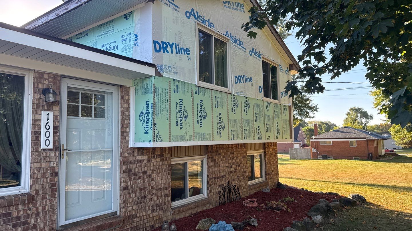 Siding Replacement using Alside D5" Tuscan Clay by 180 Contractors