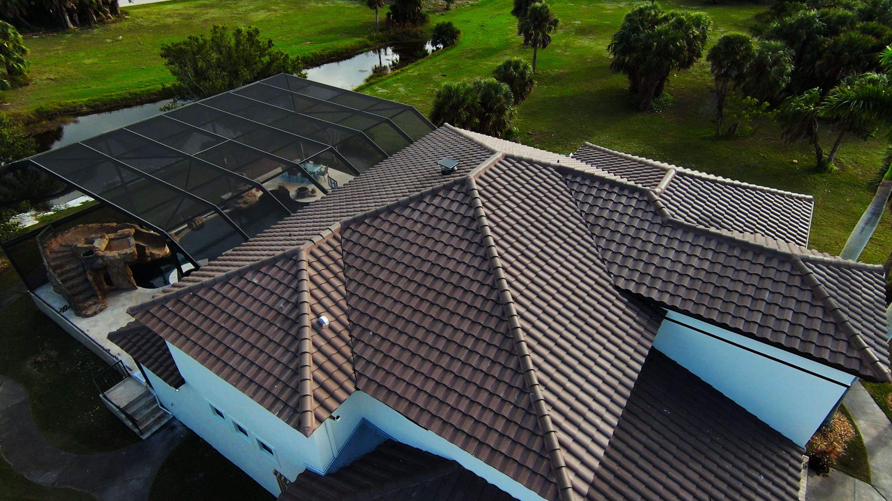 Punta Gorda Concrete Tile Roof Replacement by Four Peaks Roofing