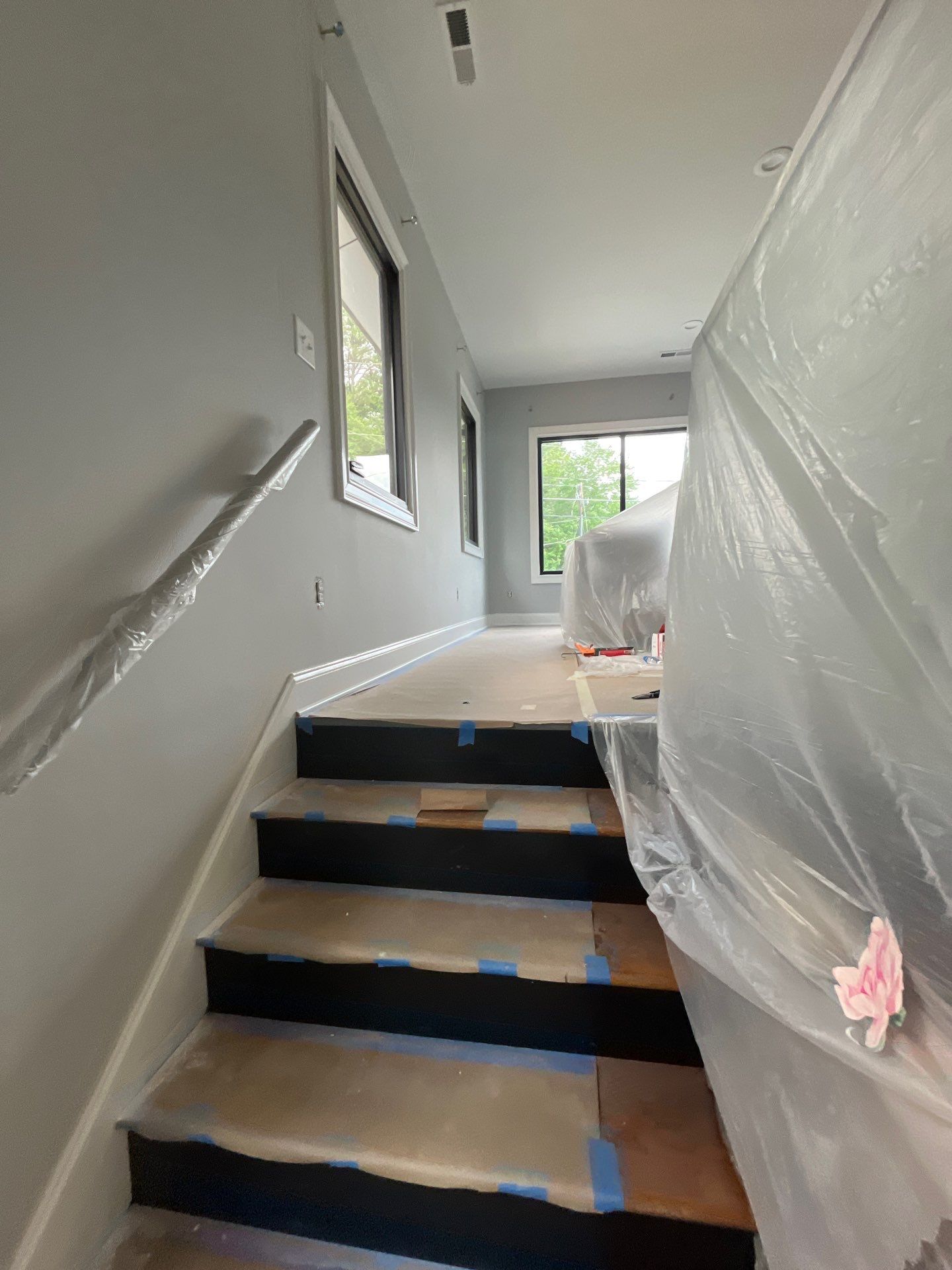 Interior Fresh Coat of paint & Deck stain by GonzalezPainters & Contractors Inc