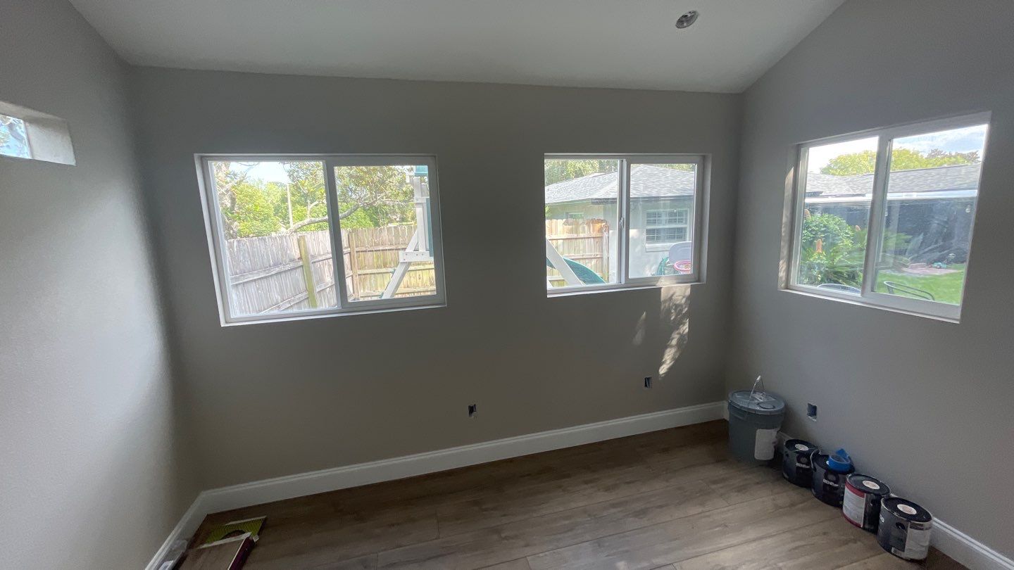 Outdoor Office Shed Interior Remodel in Longwood: From Drywall to Paint by HandyMangum