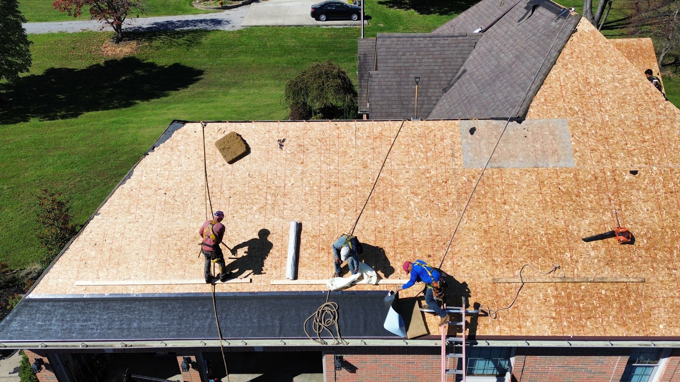 Residential Roofing Installation using Timberline HDZ Shingles - Appalachian Sky by RoofX 