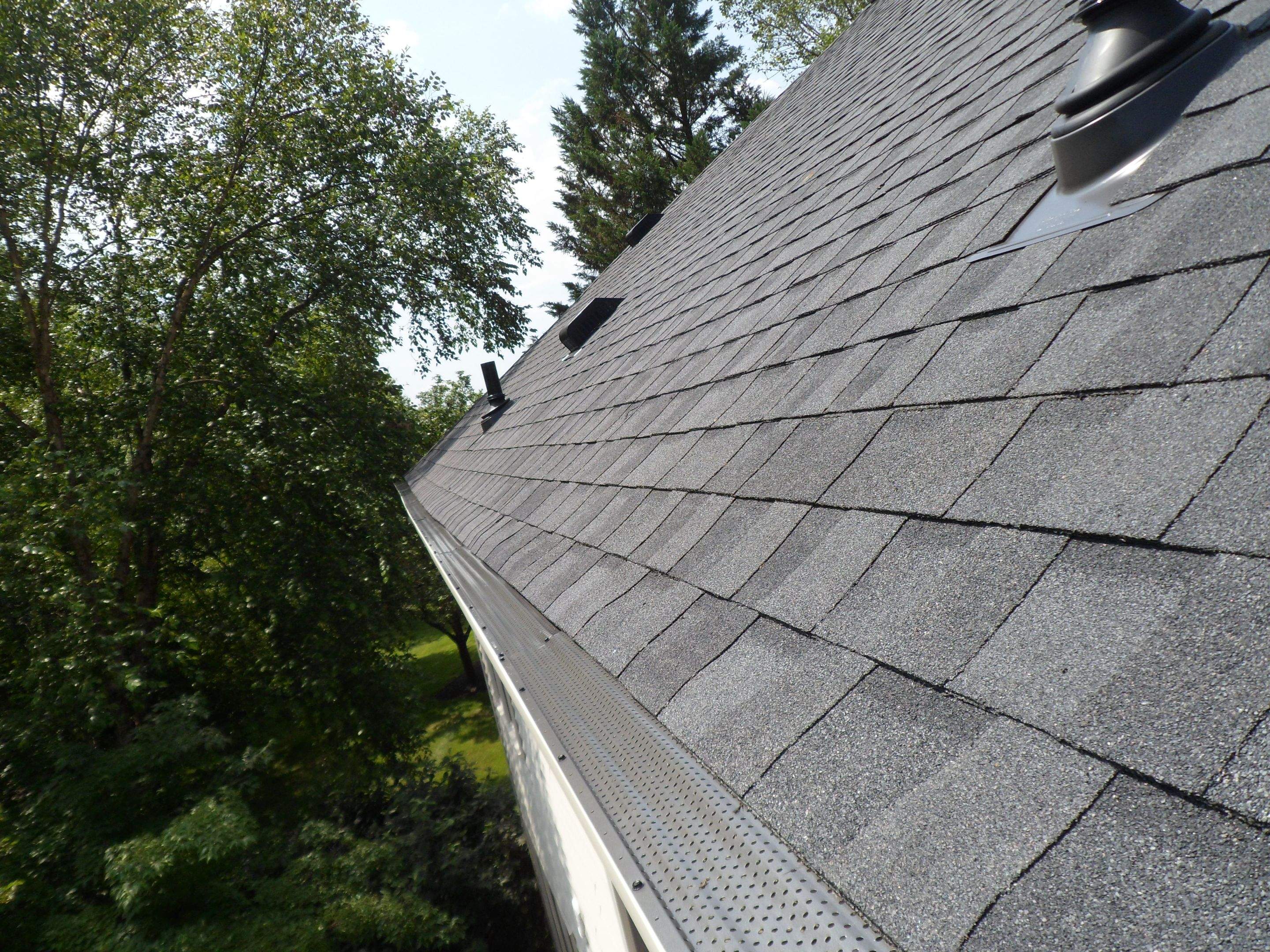 New Shingle Roof & New Gutters and downspouts with covers by Alpha Design Services