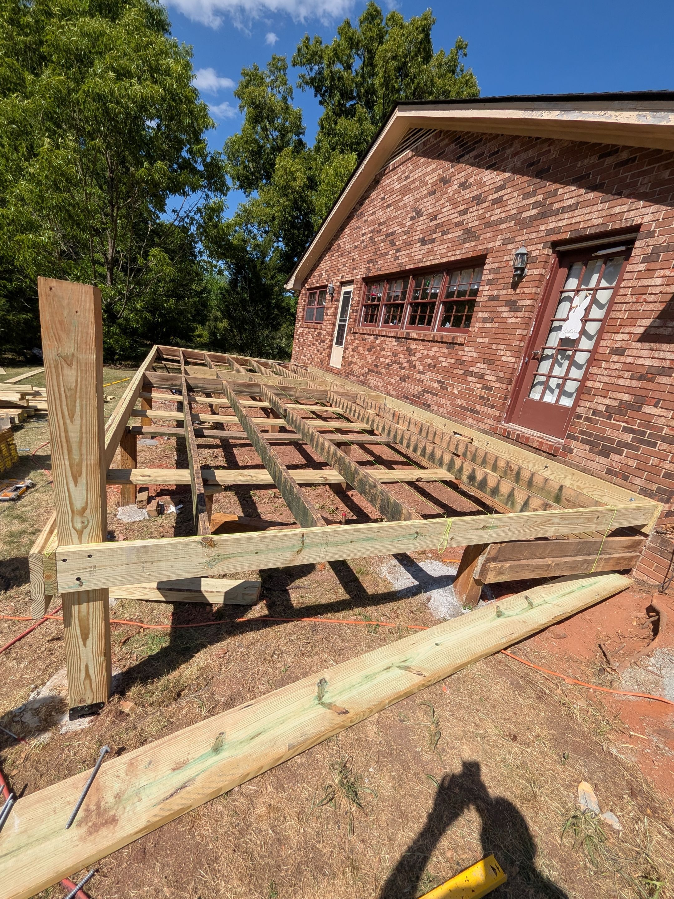 Custom Pressure-Treated Wood Deck and Pergola Build in Social Circle by PGP Surface Solutions, LLC