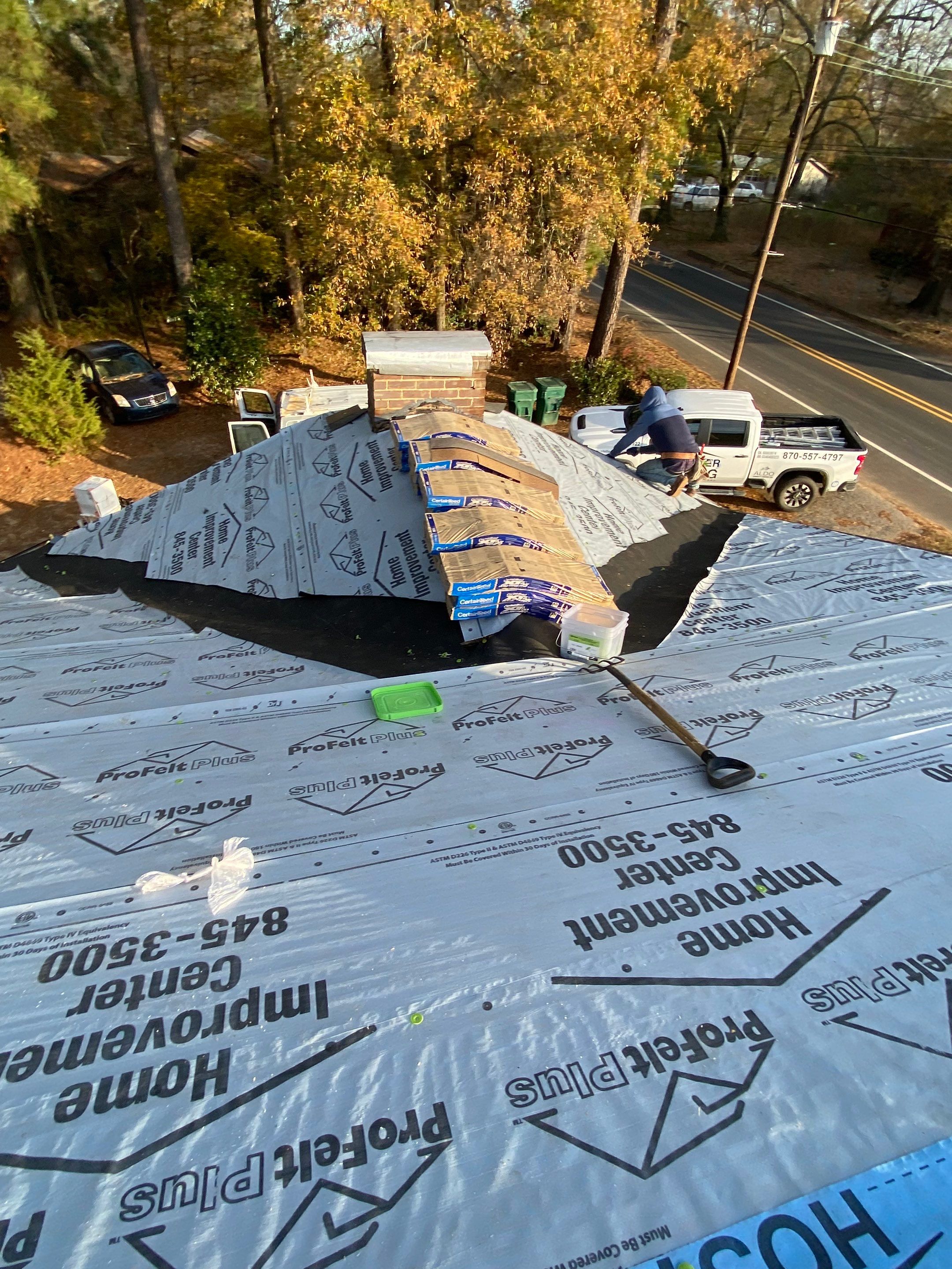 Residential Shingle Reroof using CertainTeed XT25: Resawn Shake by Hostetler Roofing