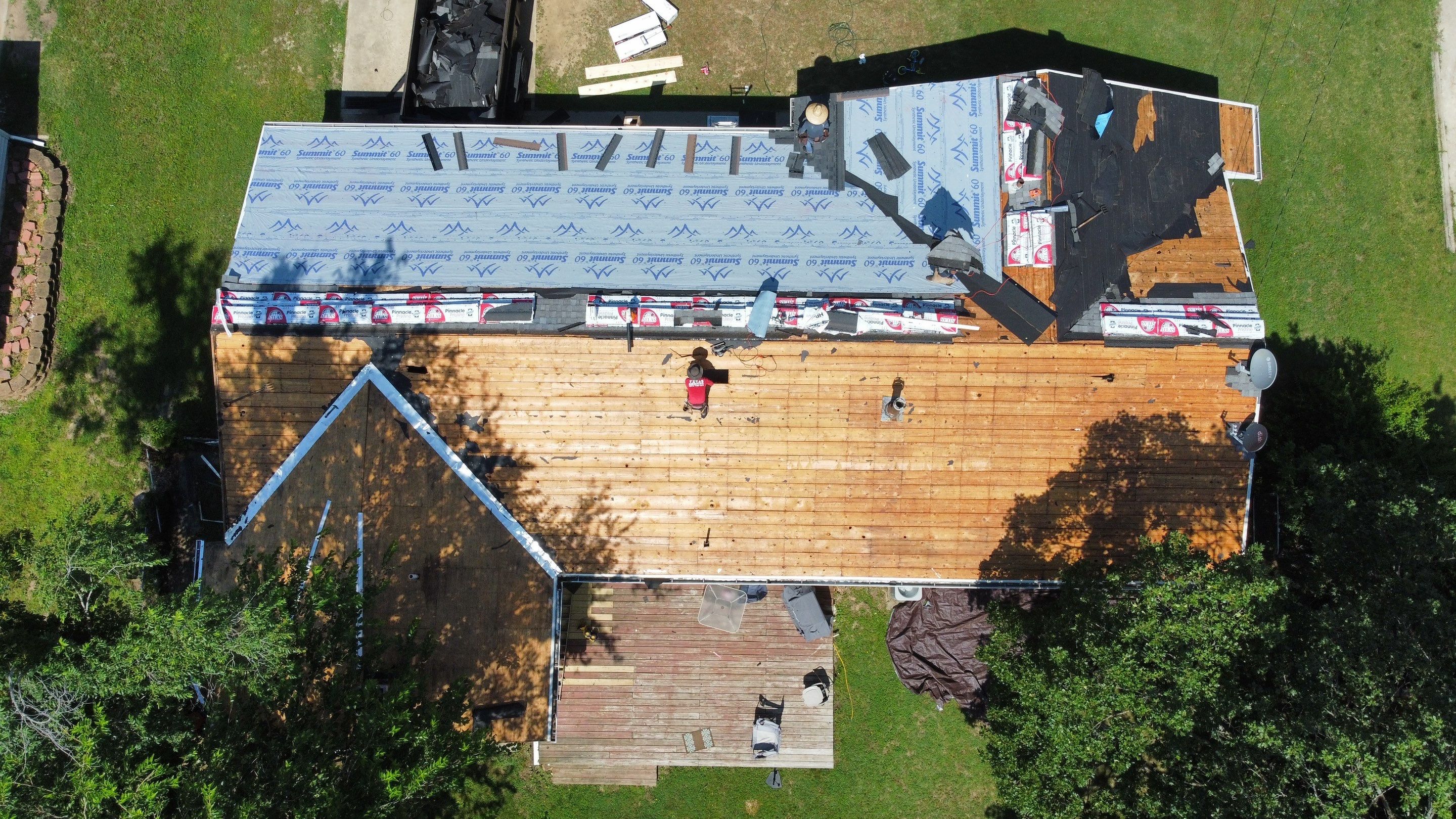 Residential Roofing Install - Atlas Pinnacle Pristine Shingles - Color Black Shadow  by Titan Commercial & Residential Roofing 
