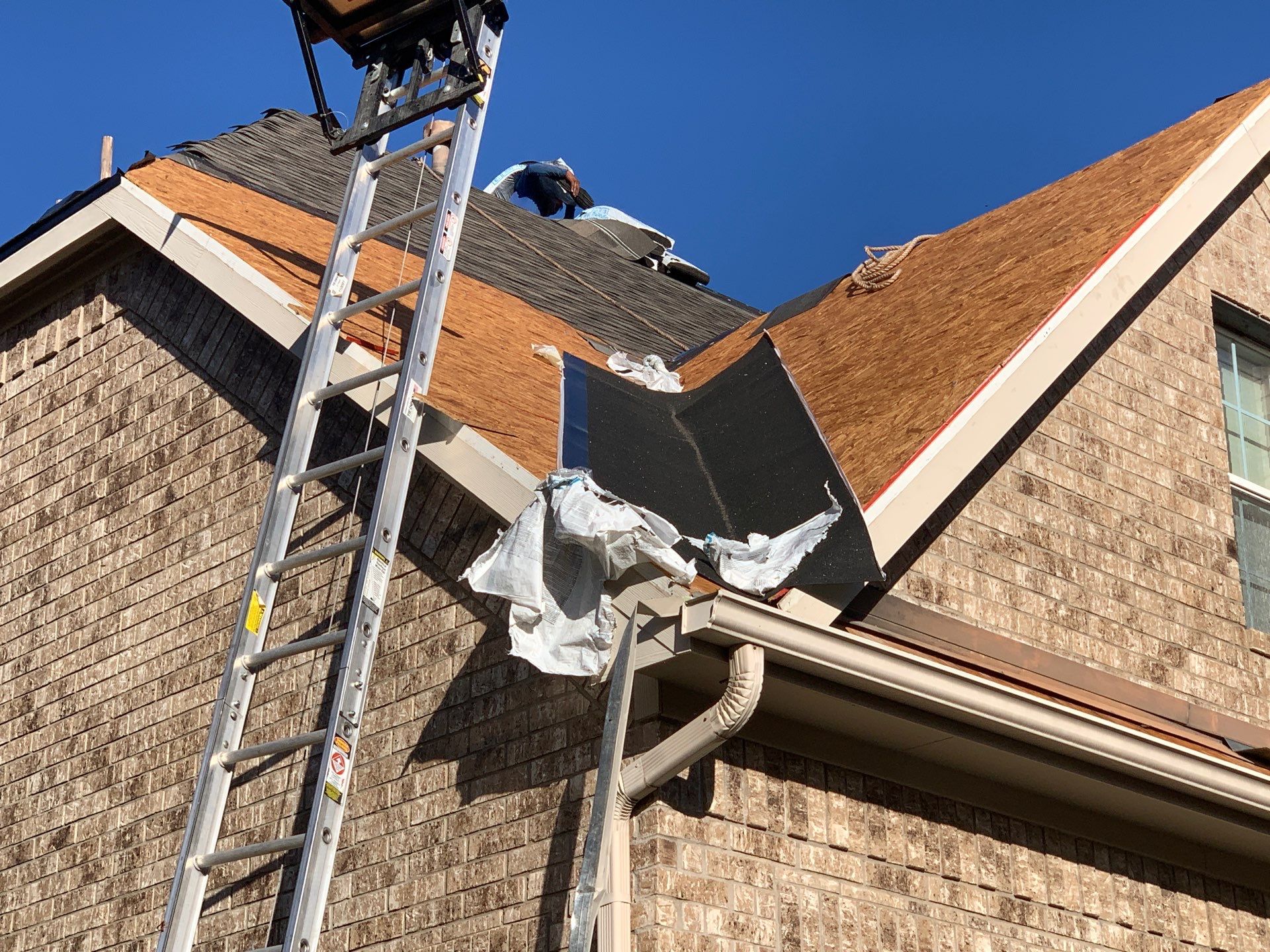 Hail Damage Restoration and Asphalt Shingle Roof Replacement in Austin by Caliber Restoration LLC