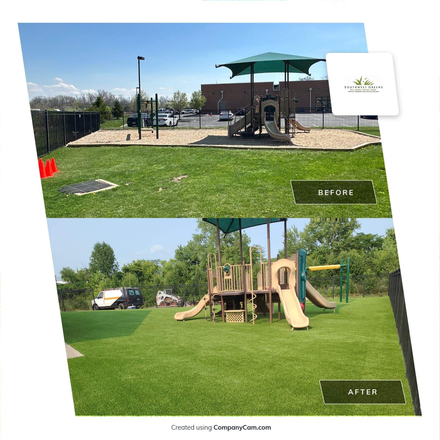 Primrose Playground Renovation in Reynoldsburg by Southwest Greens Midwest