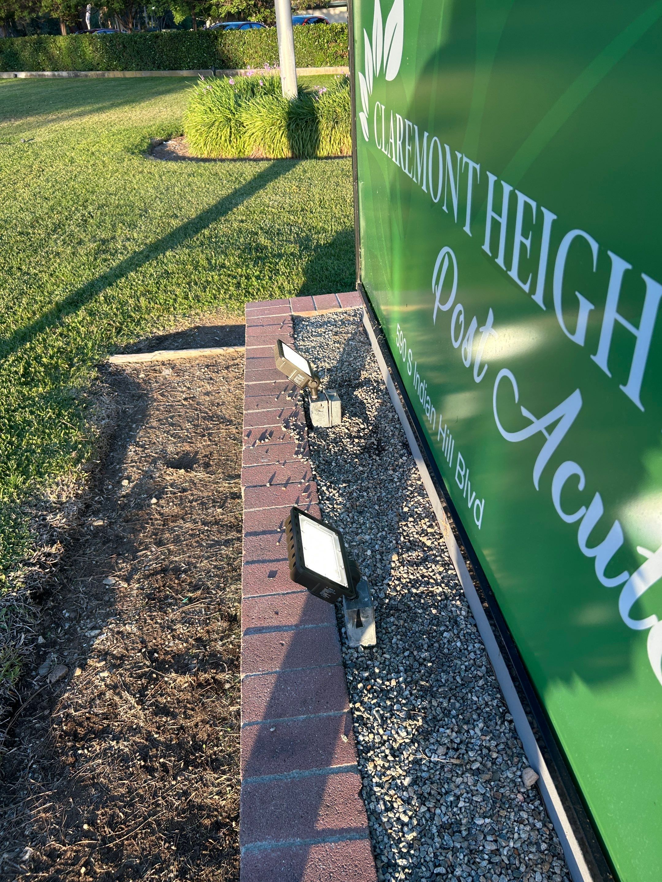 Project in Claremont by Golden State Signs