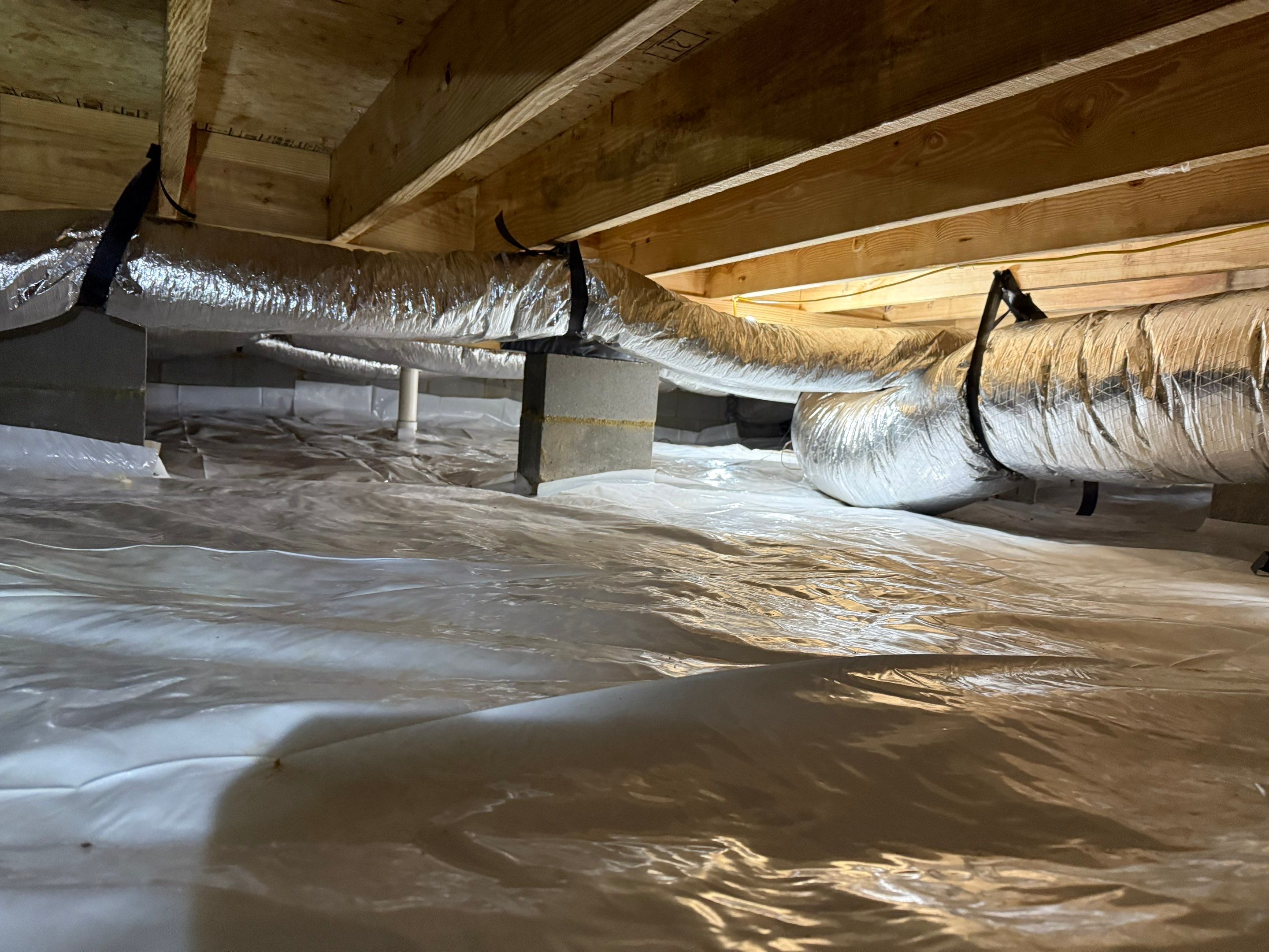 Project in Yorktown by Patriot Crawl Space Repairs