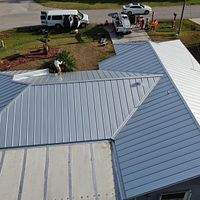 24ga 1" Nail-Strip Mill Finish by Total Roofing System The Metal Roof Experts