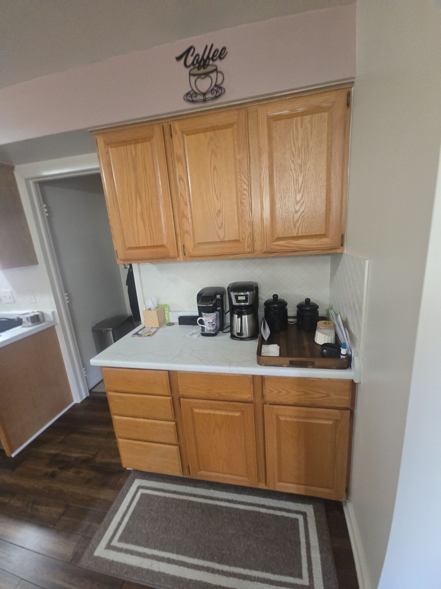 Oak Cabinet Refinishing Upgrade in Clinton Township by Top Shelf Painter
