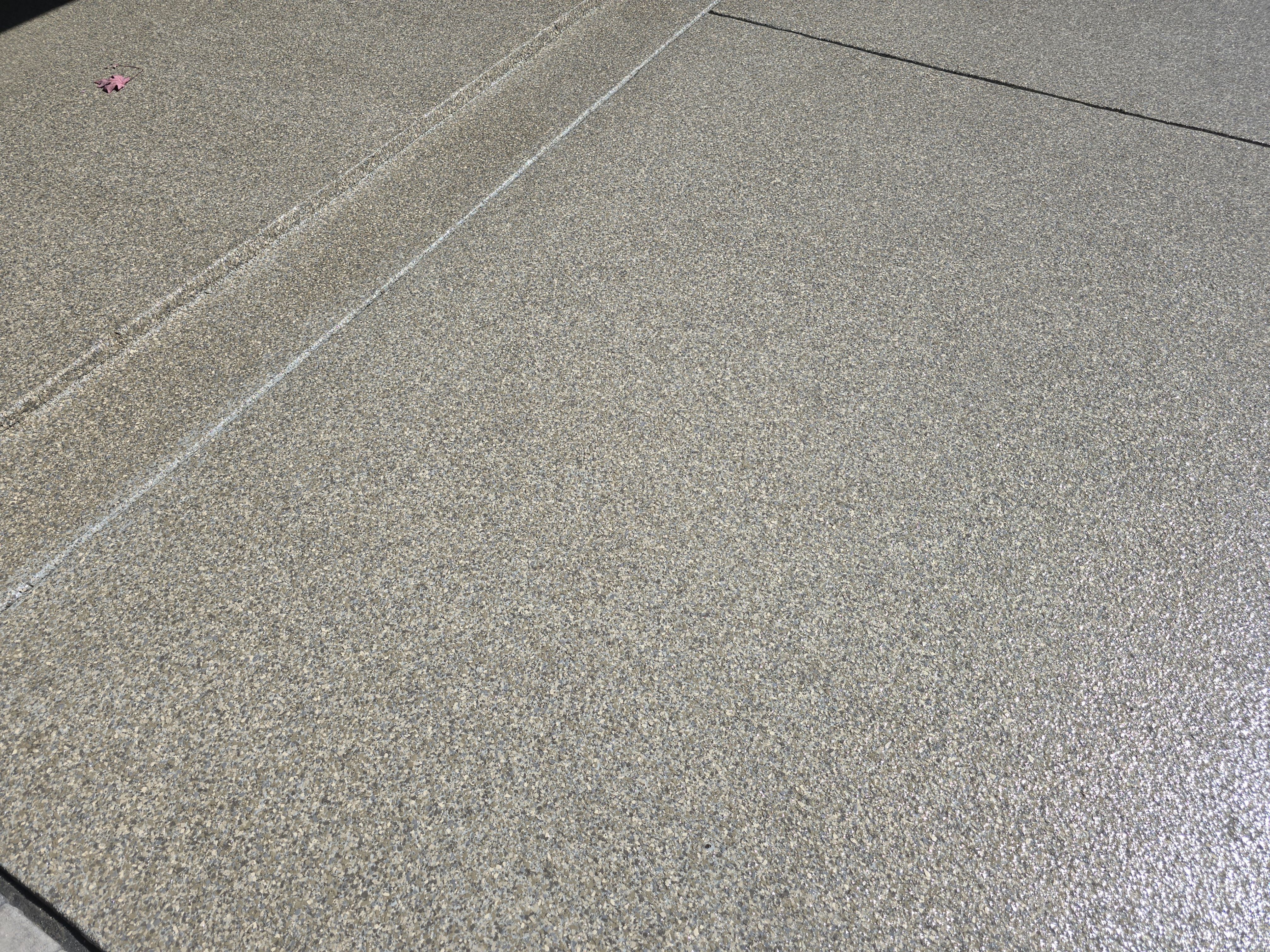 Garage and Driveway using Trail Mix Match by Elite Floor Solutions