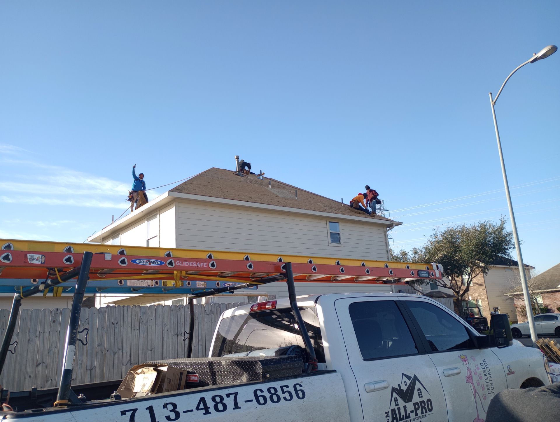 Residential Roofing Repair using Owen's Corning Duration (Lifetime) Shingles by Roof Repair Company