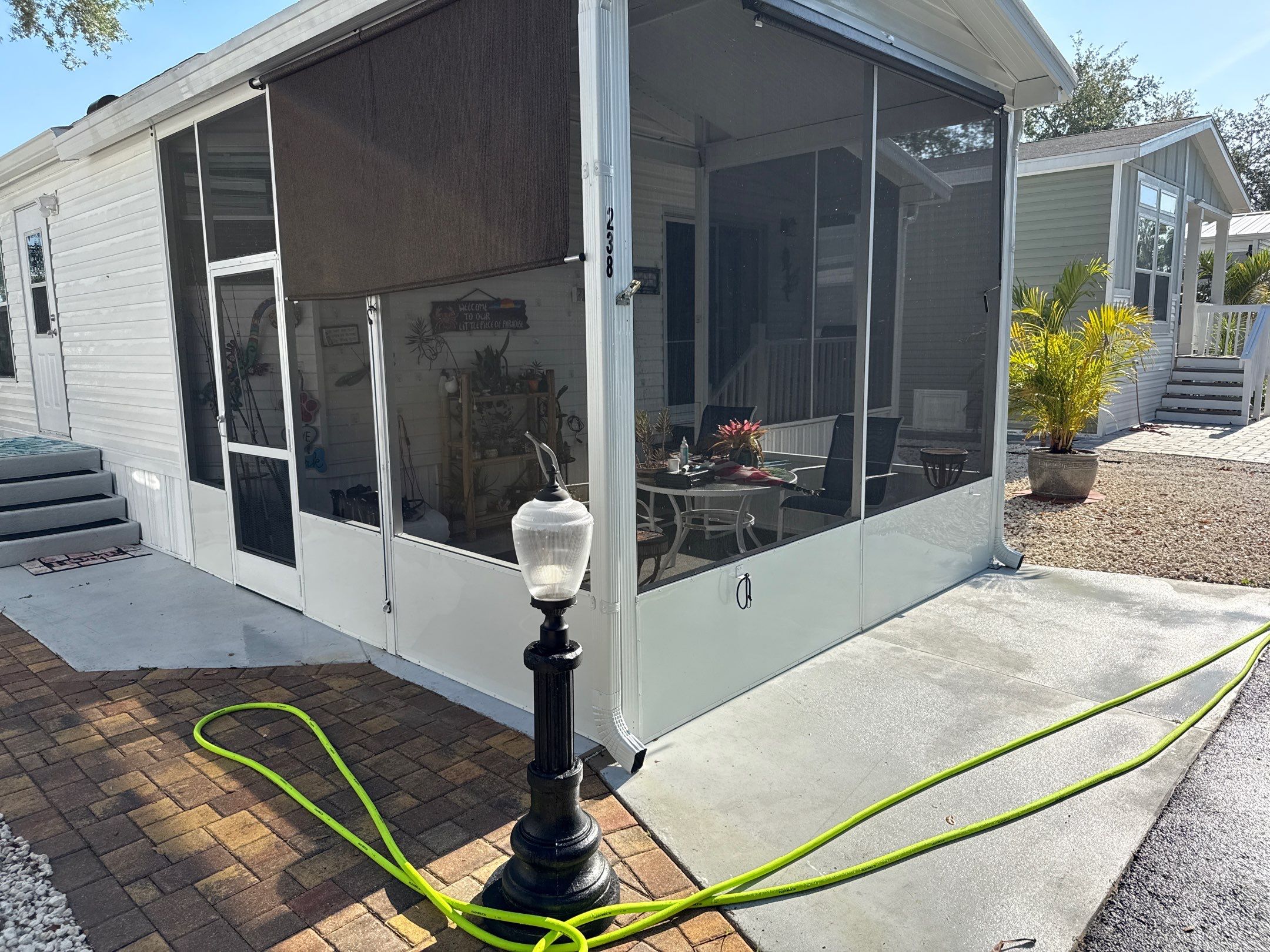 Mobile Home House Wash | Fisherman’s Cove RV Park | Terra Ceia, FL by Sunshine AquaWash