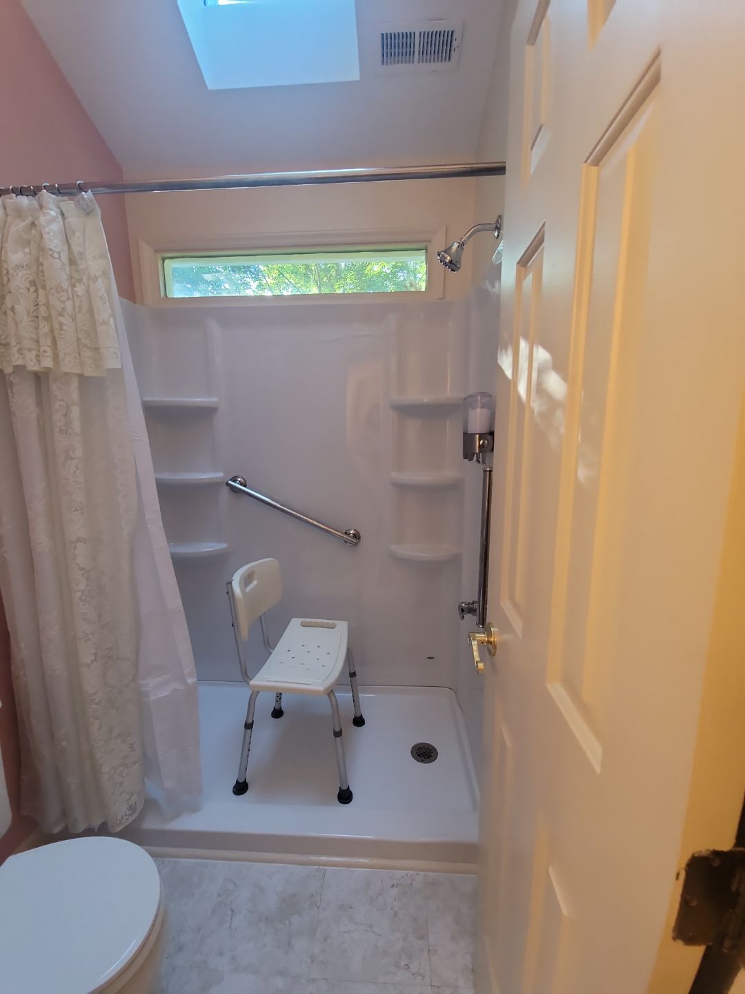 Cary Tub-to-Shower Conversion – Safe, Accessible, and Beautiful by Elite Remodeling and Design LLC