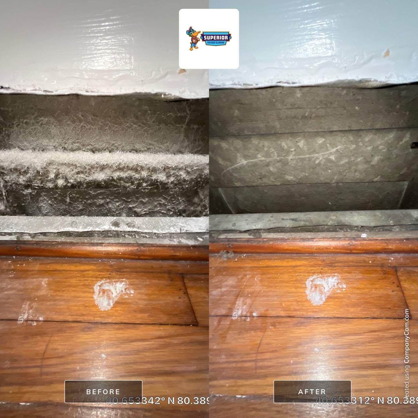 Air Duct Cleaning With a Vacuum Truck in Midland, PA by Superior Air Duct Cleaning