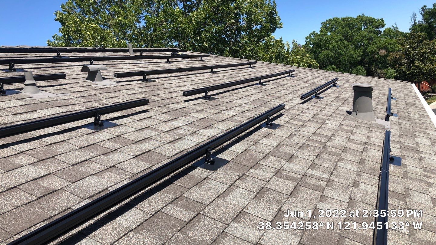 Solar Panel Installation using Solar Panels by Byers Enterprises 