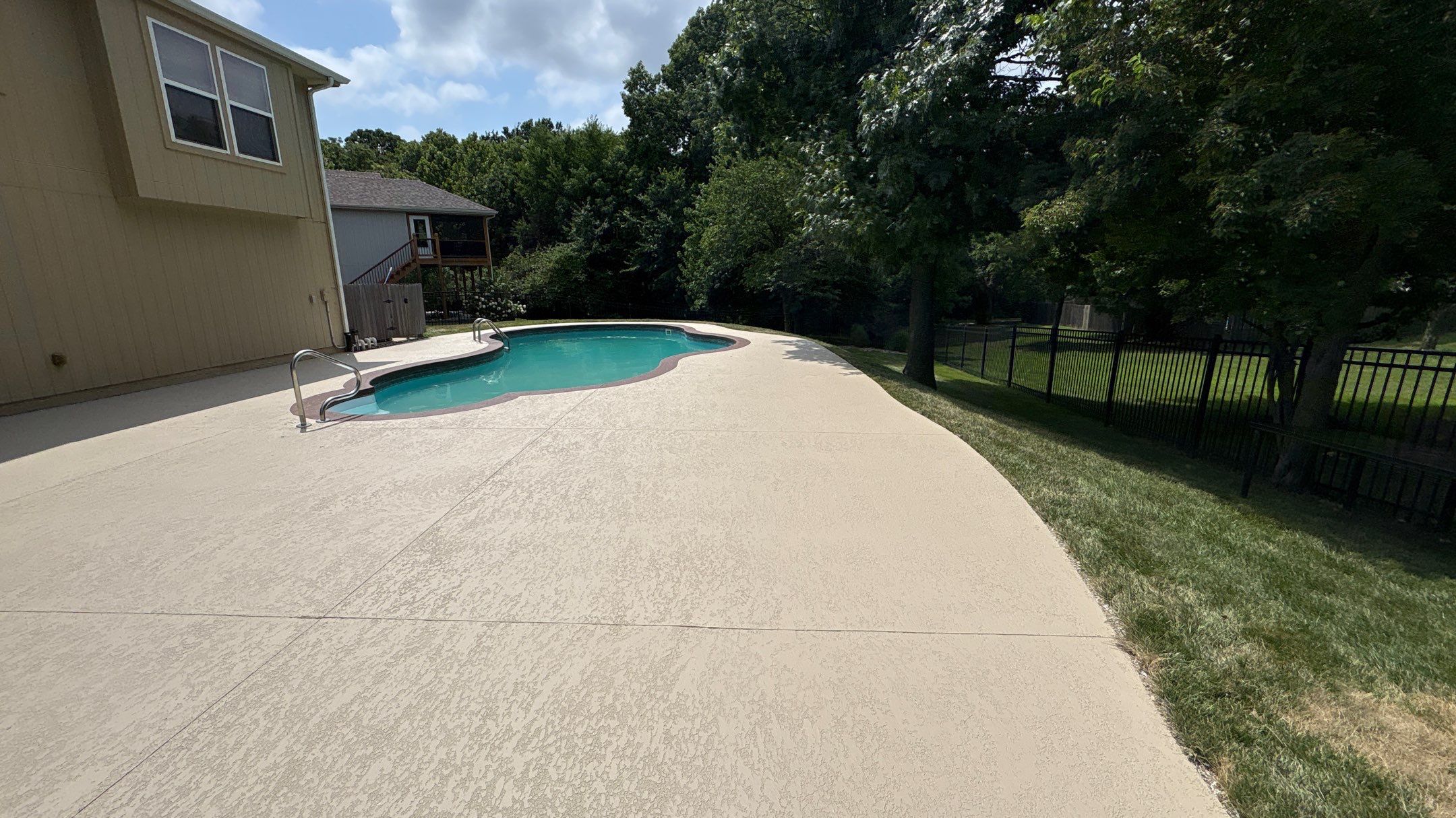 Pool Deck Refresh- Kansas City, MO by Big Red Decorative Concrete, LLC