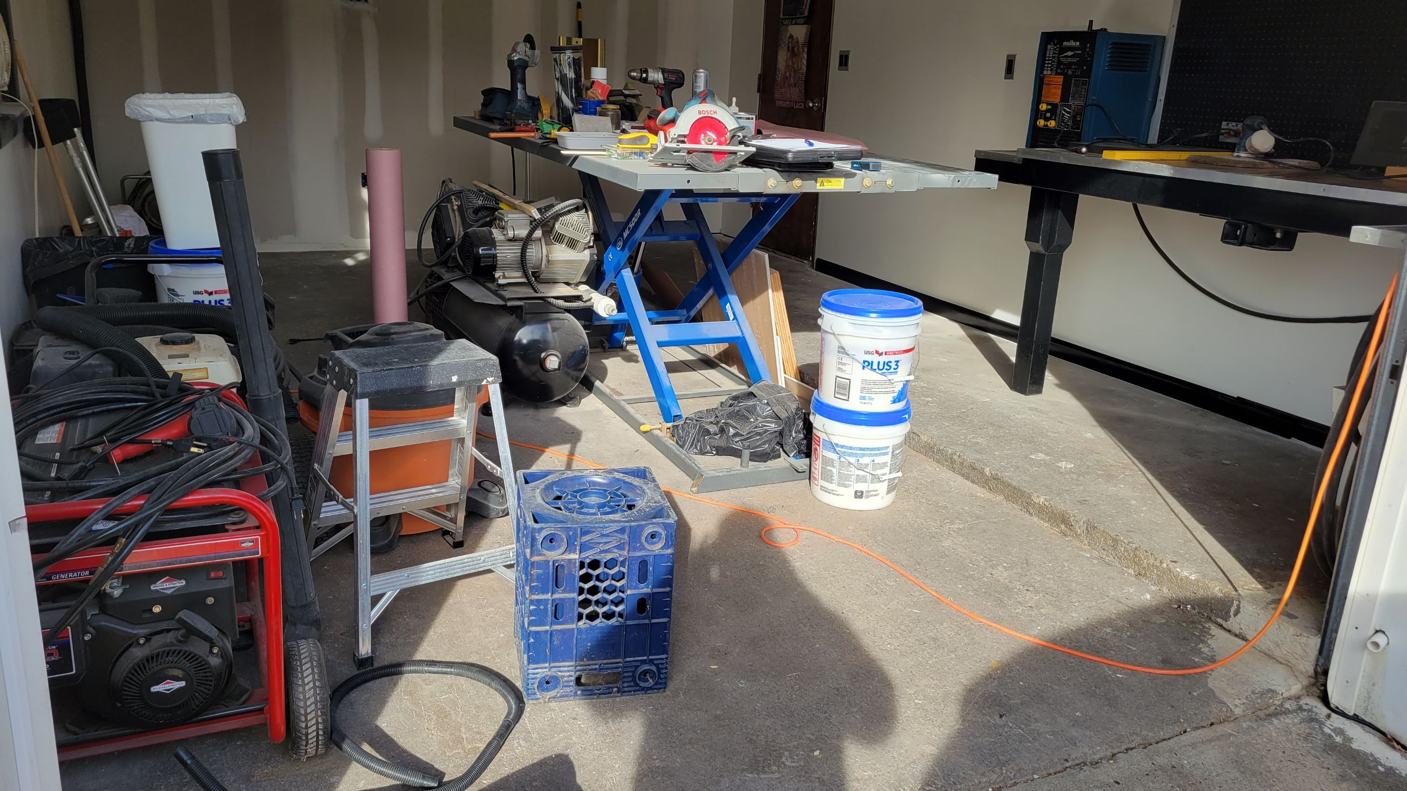Installers have Feline supervision by Spectrum Painting, LLC