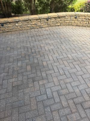 Paver Driveway using Concrete Sealant