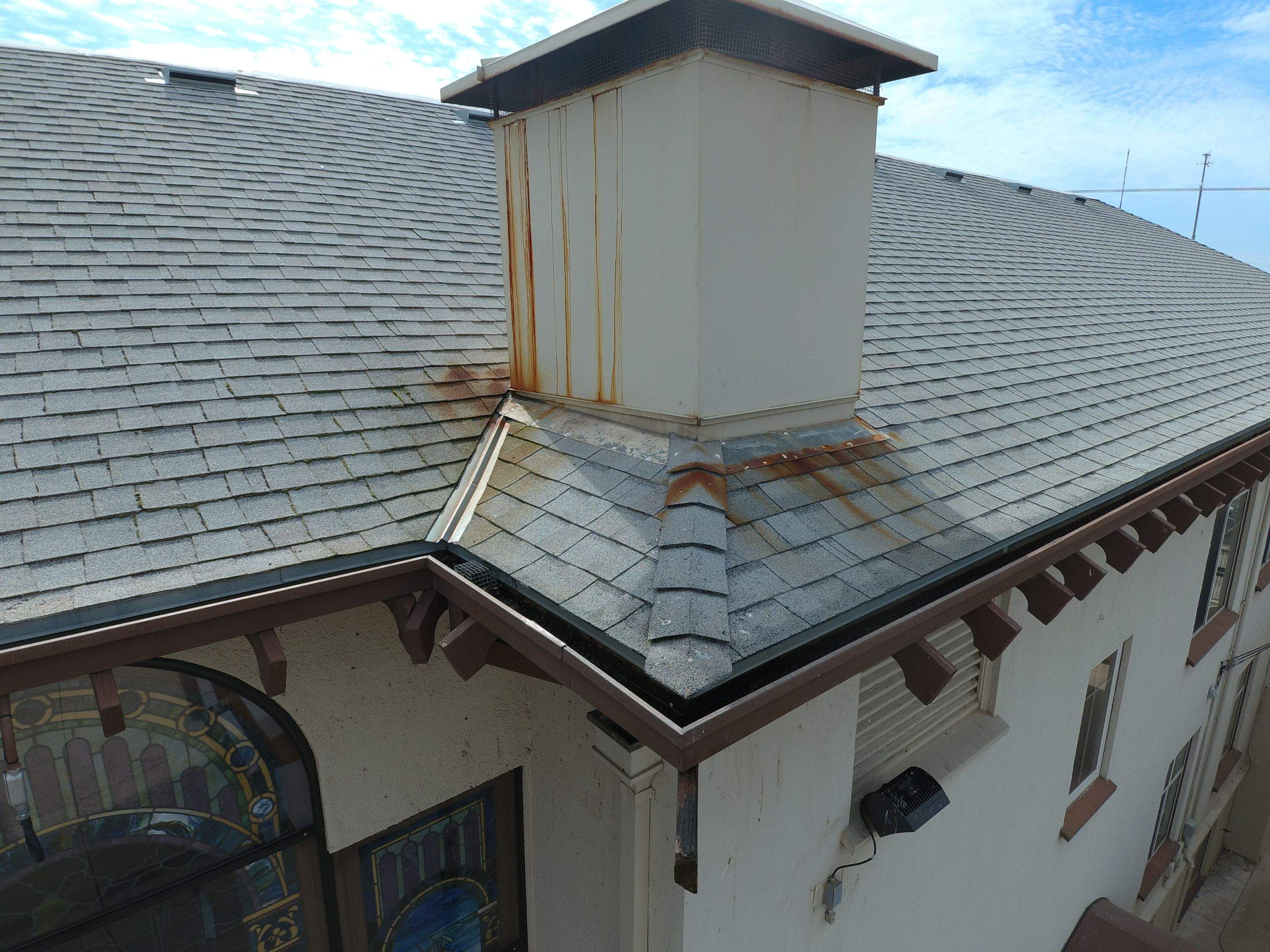  Presbyterian Church repairs to entrance architecture by Straight Edge Roofing Inc