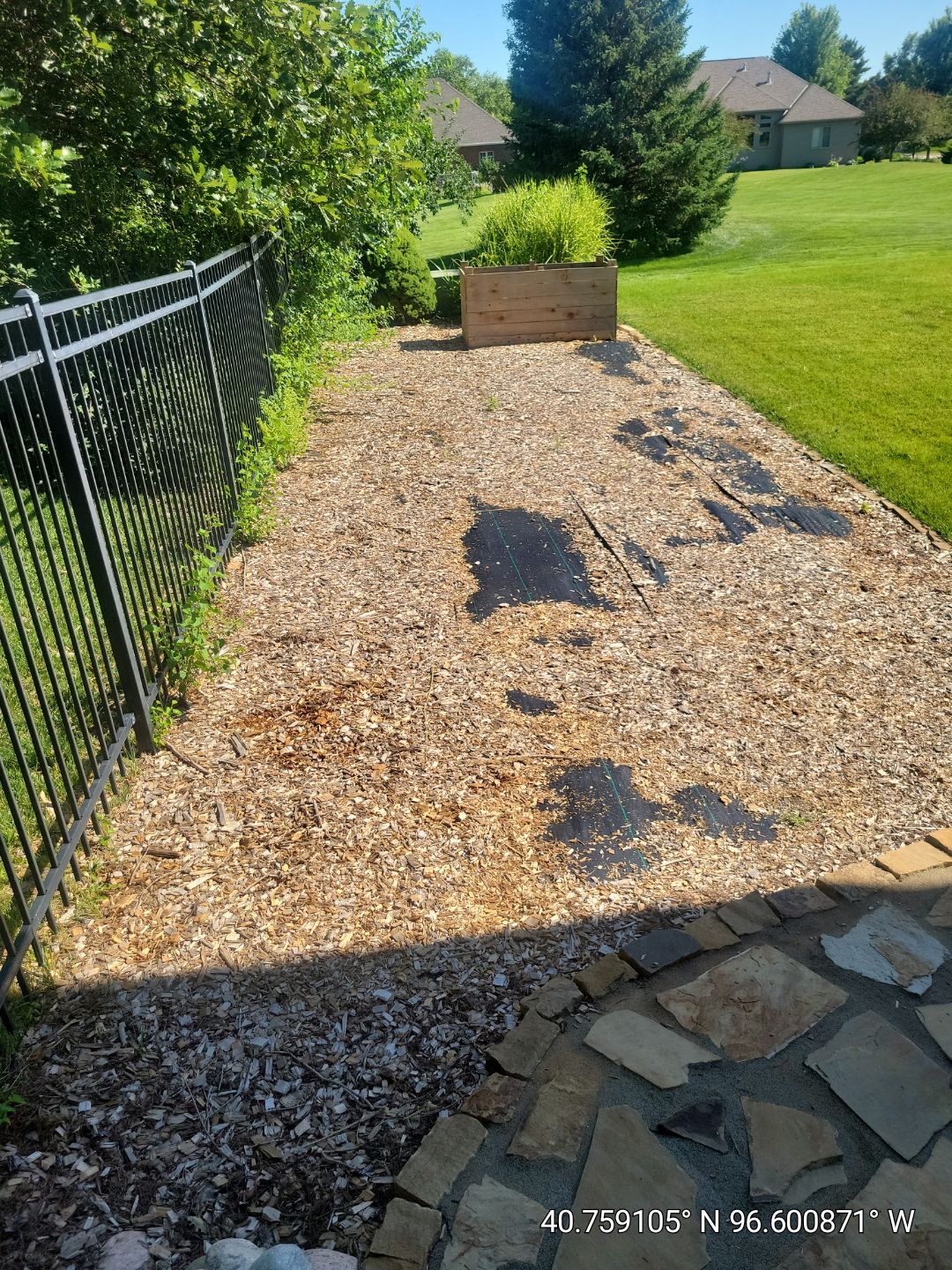 Updated Stone Stepper Path by New Horizon Landscapes