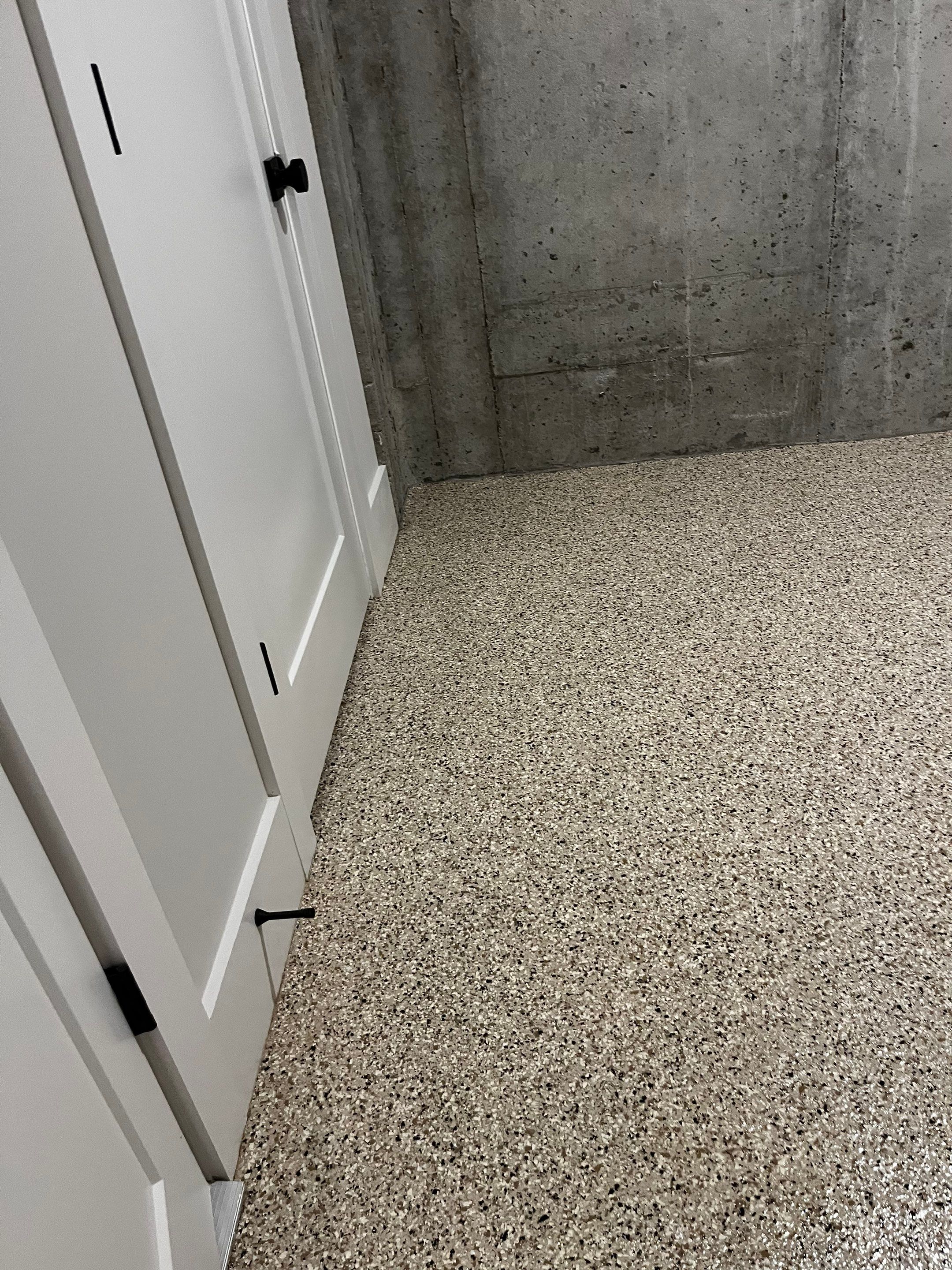 Basement Floor Coating using Shoreline by My Garage Floor Guys