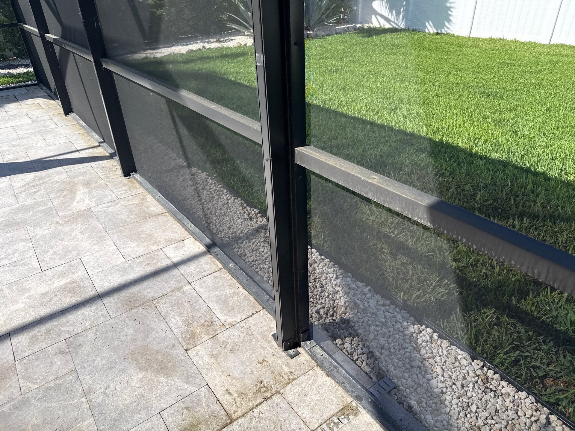 Travertine Pool Deck, Lanai & Screen Enclosure Cleaning Near Manatee River | Bradenton, FL by Sunshine AquaWash