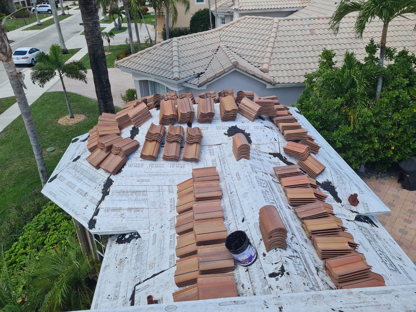 Residential Roofing Installation using Eagle Roofing Tile by BLUES BROTHERS ROOFING