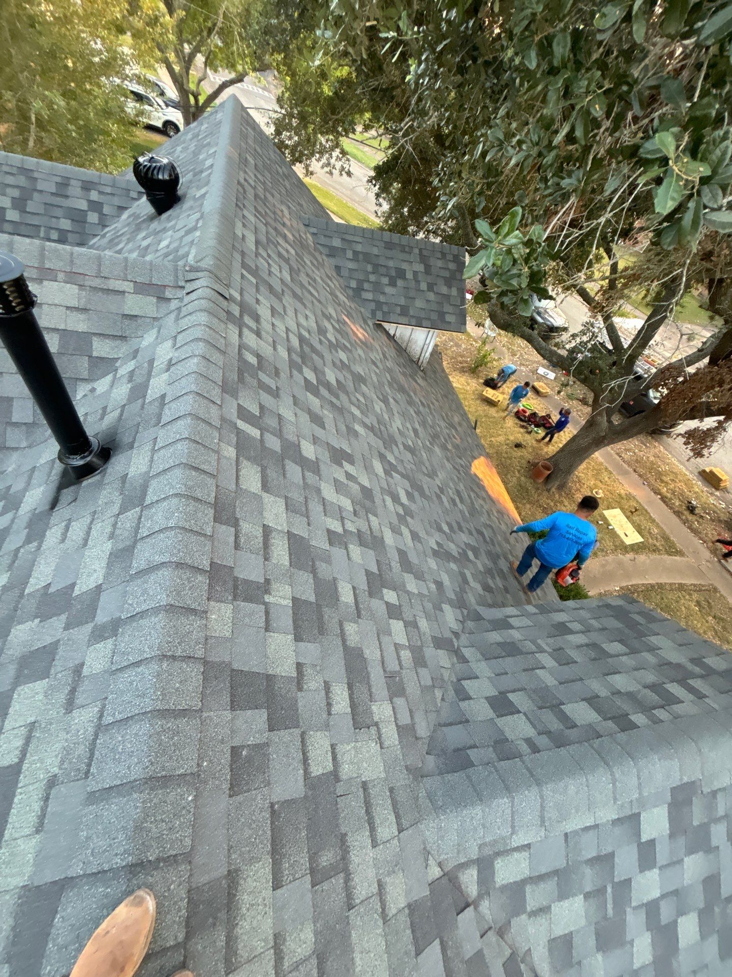 Residential Roofing Installation using Owen's Corning Duration (Lifetime) Shingles by Roof Repair Company