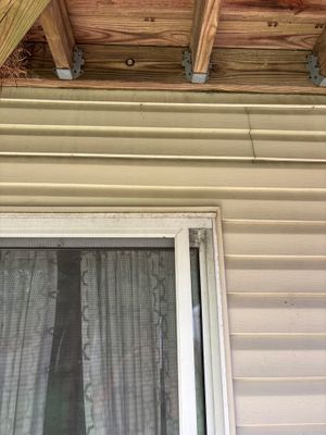 Third-Floor Window Capping Reinstallation After Storm Damage