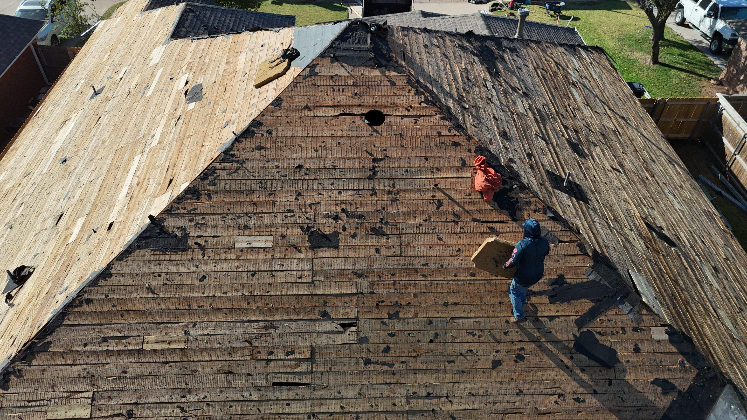 GAF Armourshield II Class 4 Impact Resistant Reroof - Full Storm Restoration - Edmond, OK by 5Coat Roofing & Construction