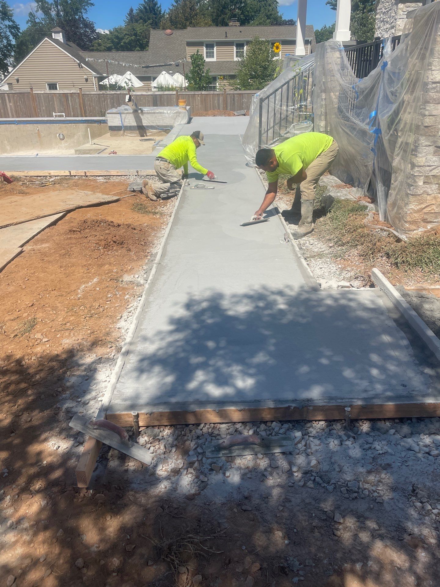 Pool Deck in Plymouth Meeting PA by Architectural Concrete Design