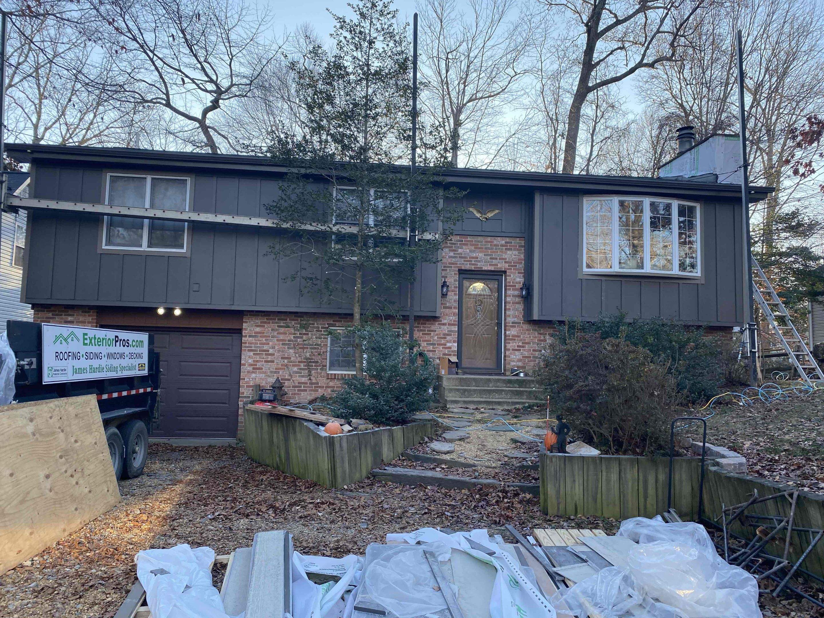 Siding Installation using JH Batten Smooth, CedarMill Plank STMT, and Panel Smooth by ExteriorPros