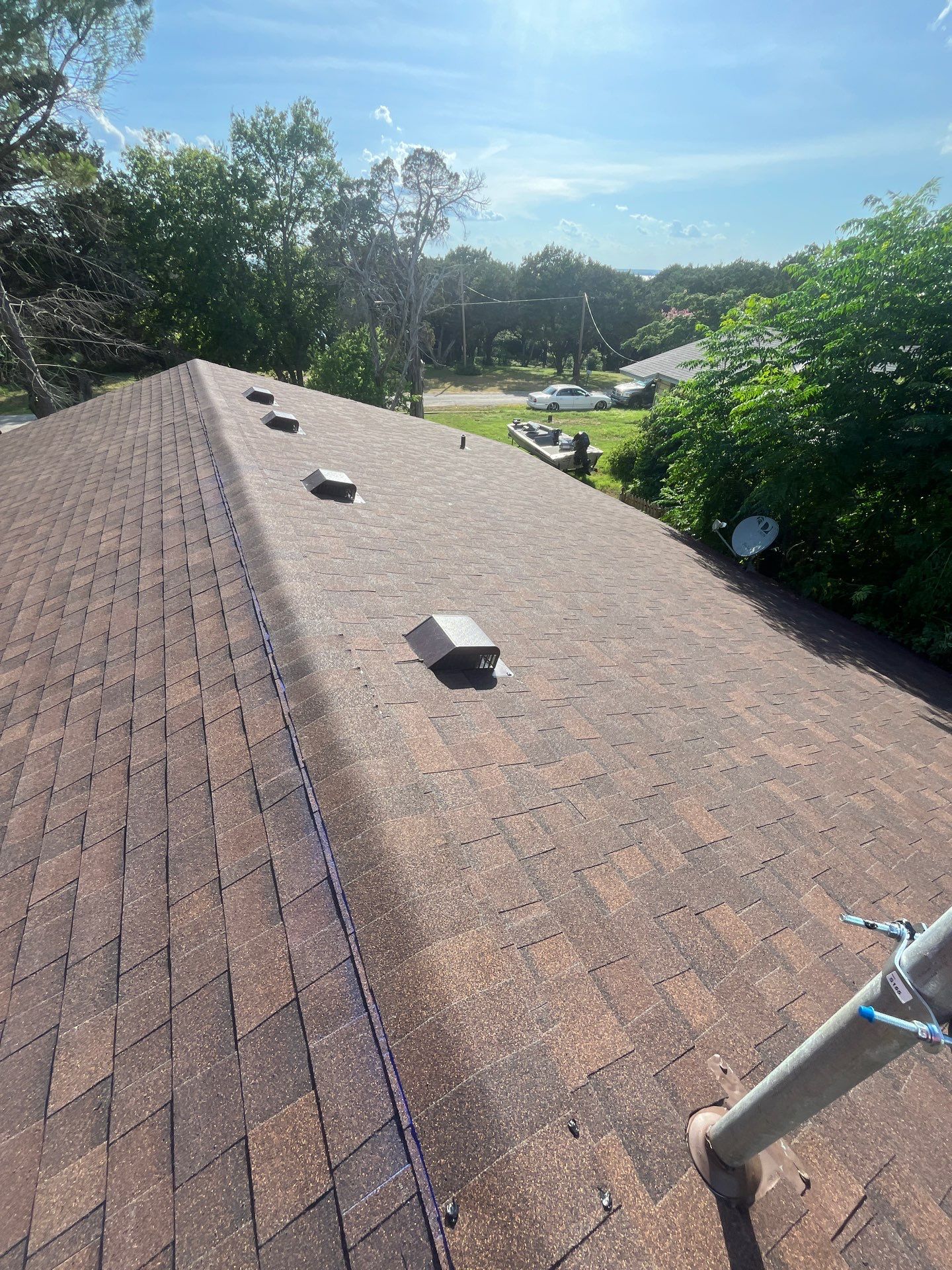 Reroof after a Storm OC Oakridge  by Berry Good Roofing 